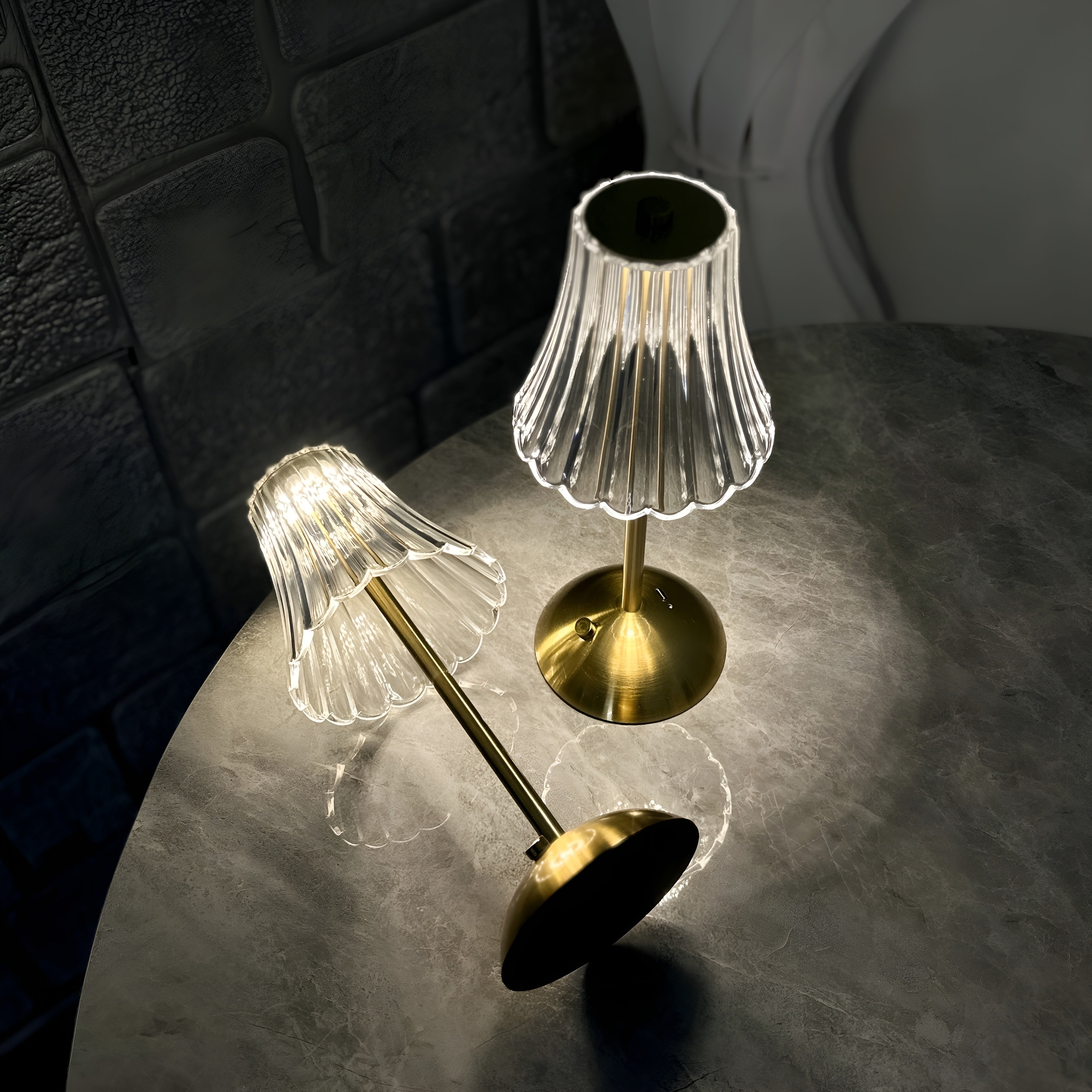 AuraLume – Dimmable LED Table Lamp with USB Rechargeable Touch Sensor Light