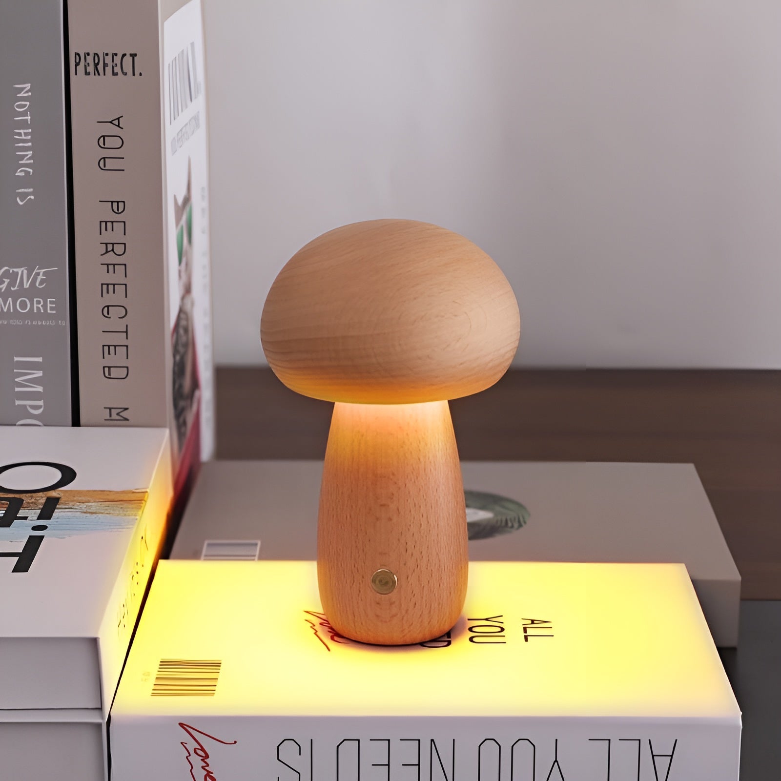 PortoLume – Nature Inspired Wooden Night Lamp with Adjustable LED Light