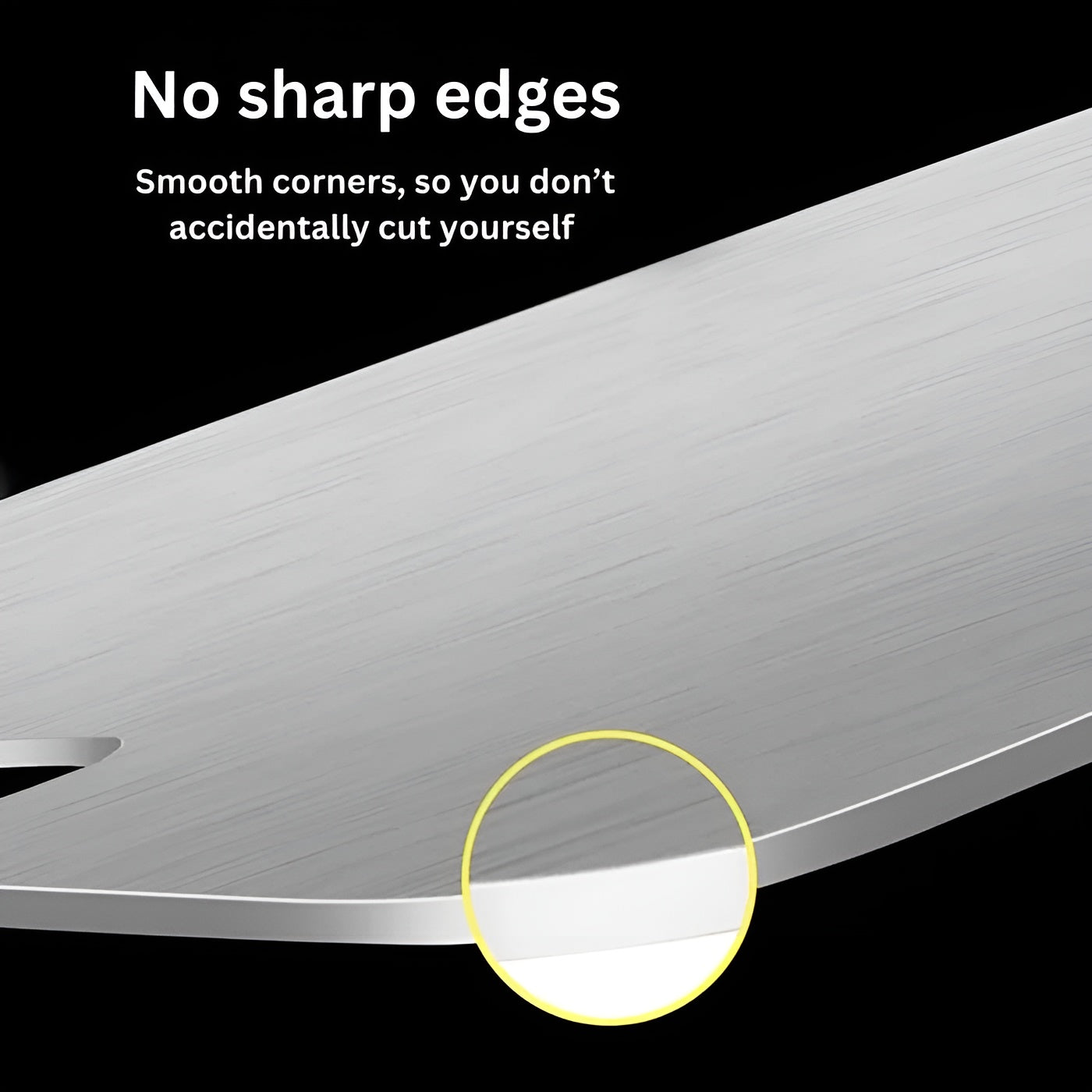 TitanEdge – 100% Titanium Antibacterial Cutting Board for Hygienic Cooking