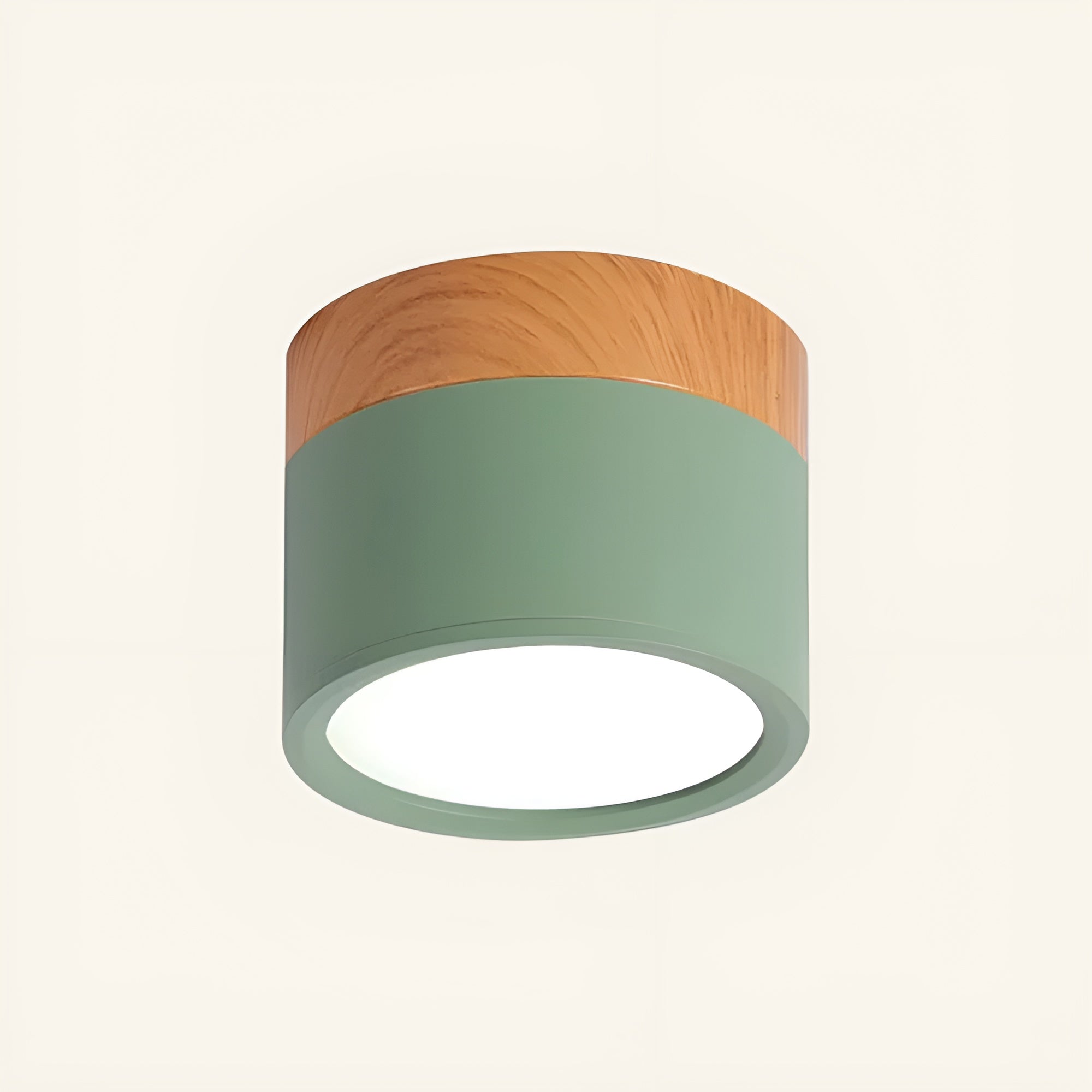 LumiCyl – Cylinder Flush Ceiling Light with Modern Minimalist LED Space-Saving Lighting