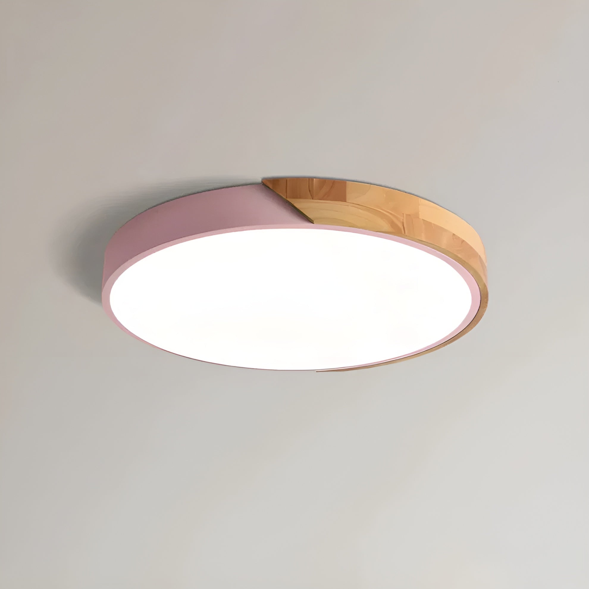 Delora – Scandinavian Wooden LED Ceiling Lamp with Minimalist Modern Light