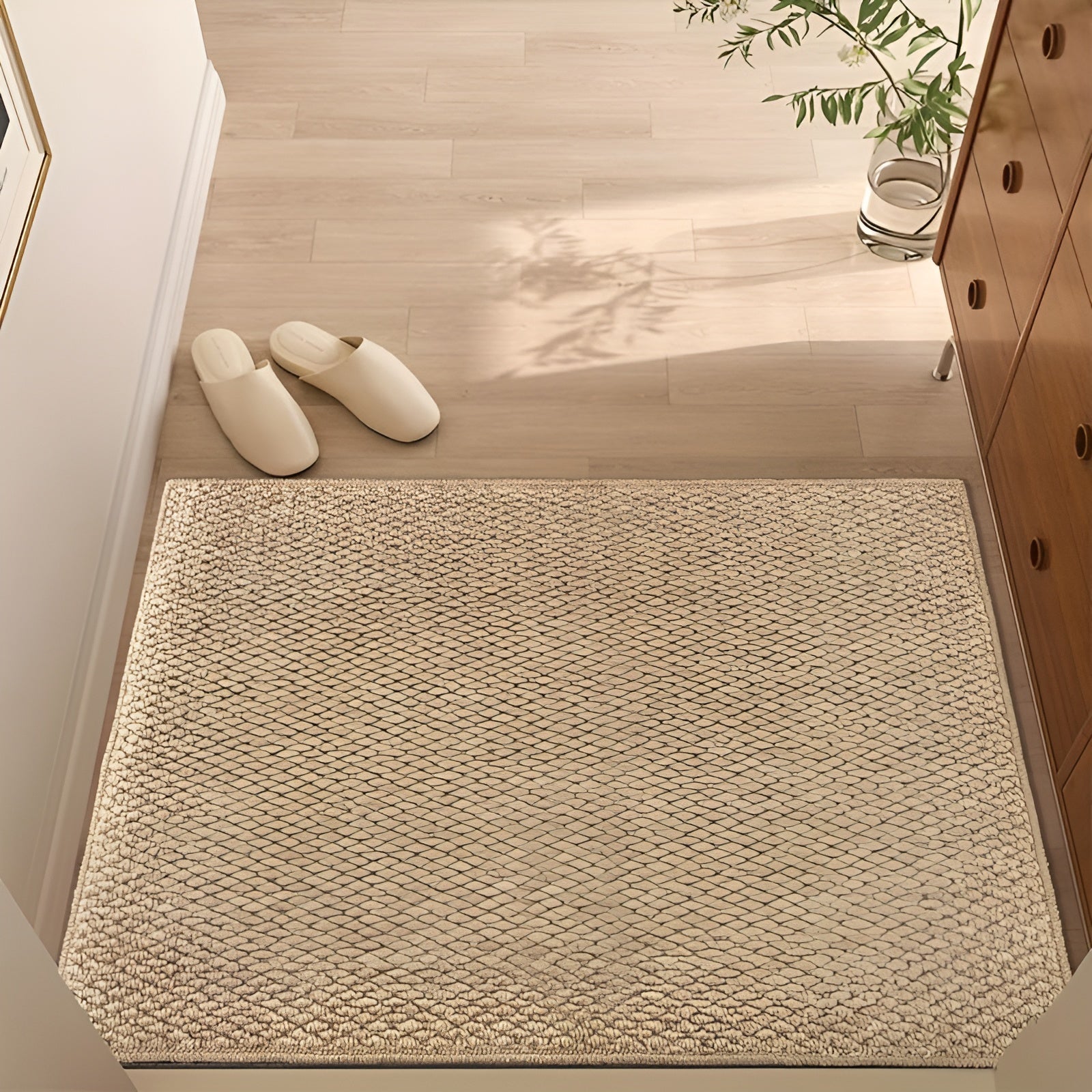TerraMat – Teppes Natural Jute Door Mat - Durable Non-Slip Doormat for Stylish Entrances