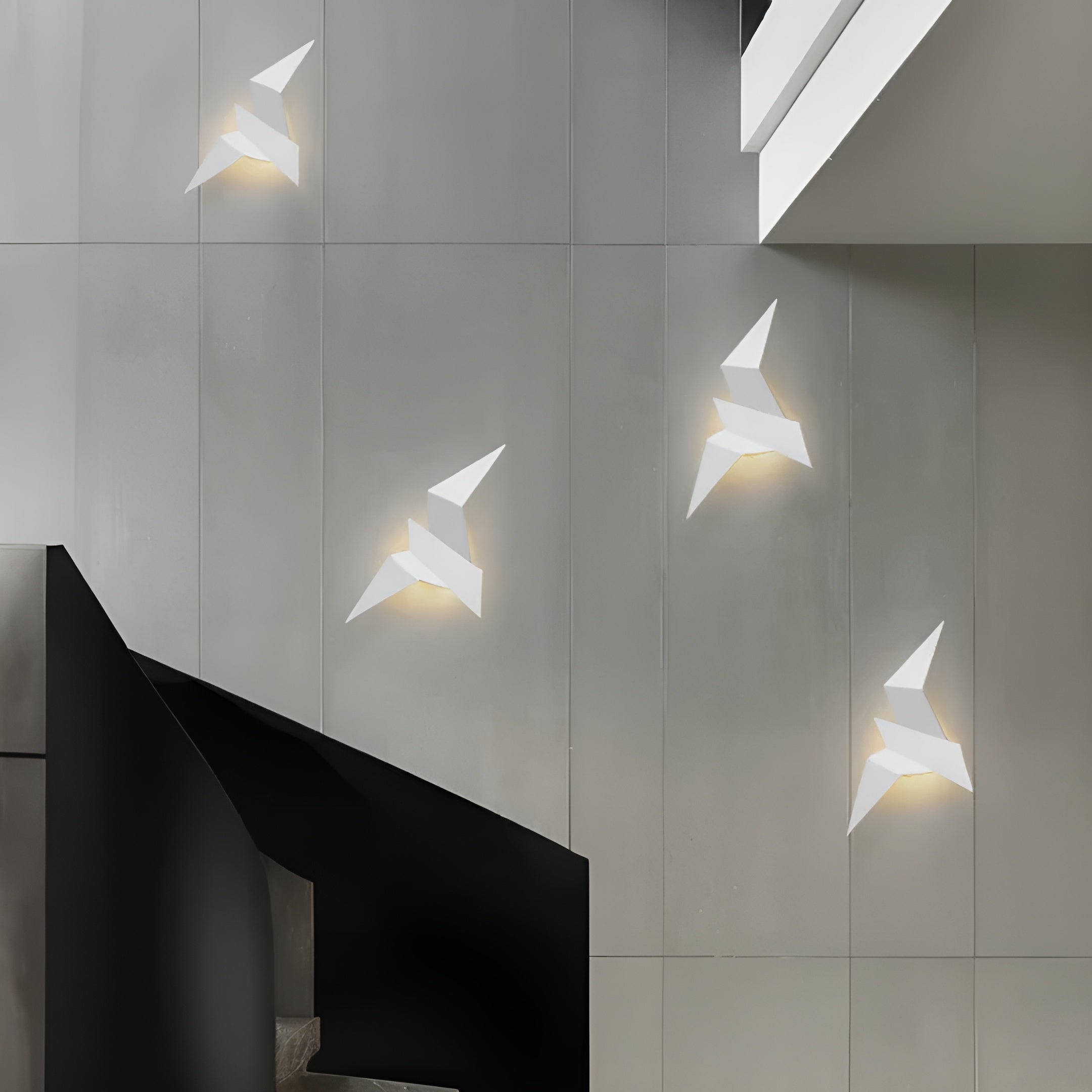 OrigamiGlow – Origami Wall Lamp Modern Sculptural LED Wall Light for Home
