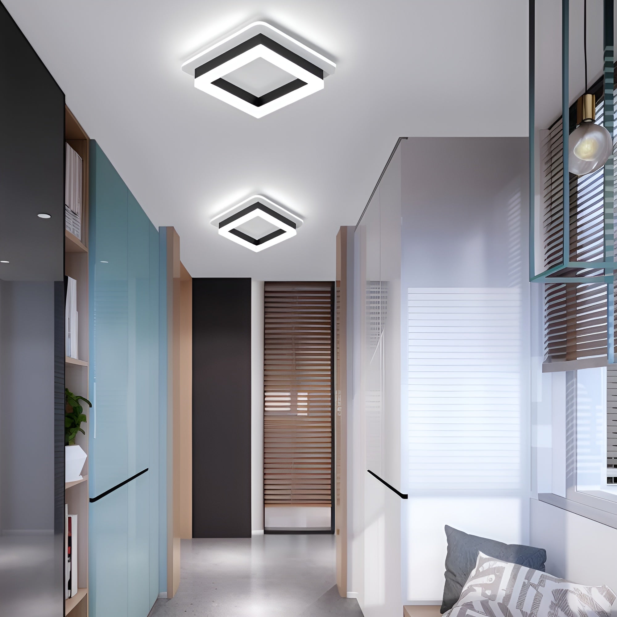 FrameLux – Modern LED Surface Mount Floating Frame Ceiling Light