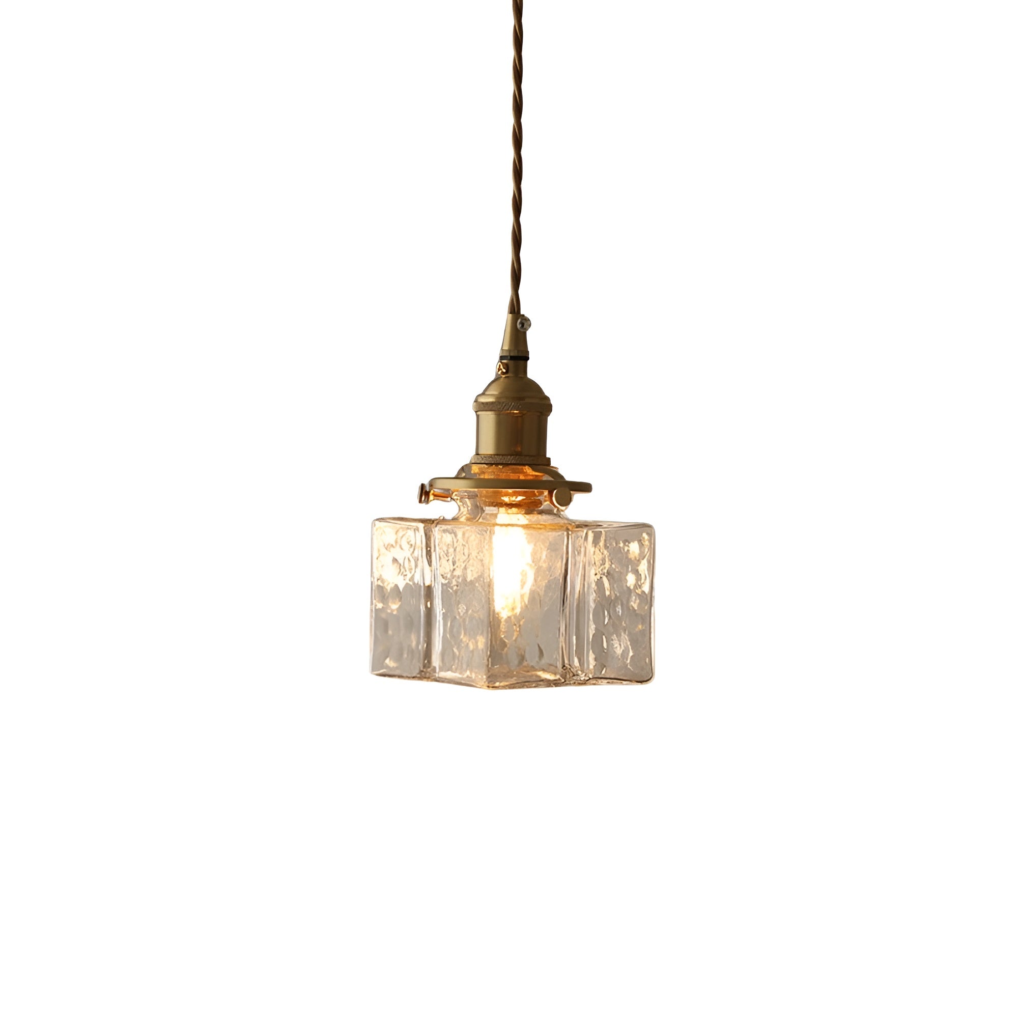 Glowrelic – Glass Pendant Lamp for Dining Table Vintage Clear Light