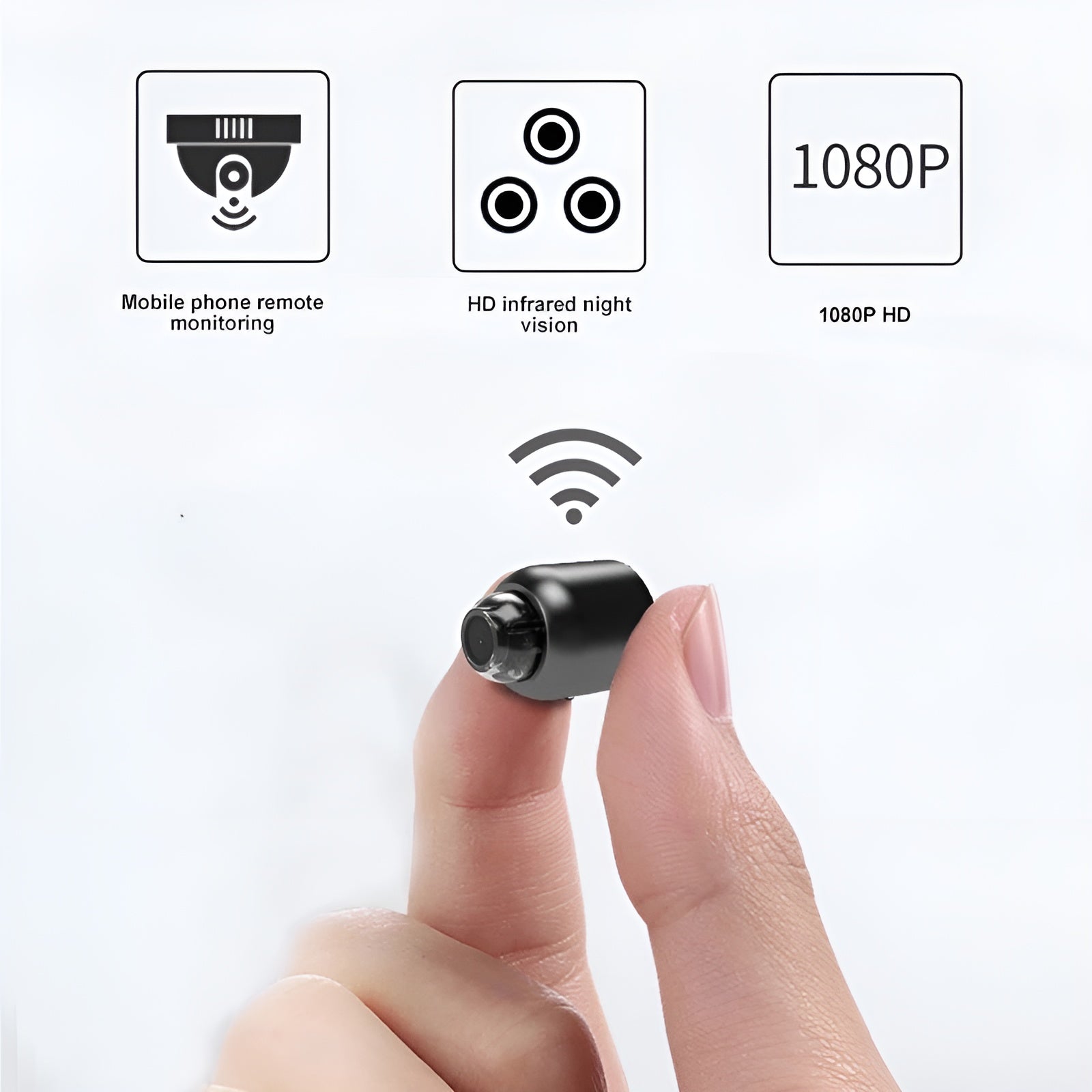 Vigilyn – Mini WiFi Security Camera with Night Vision and Motion Detection