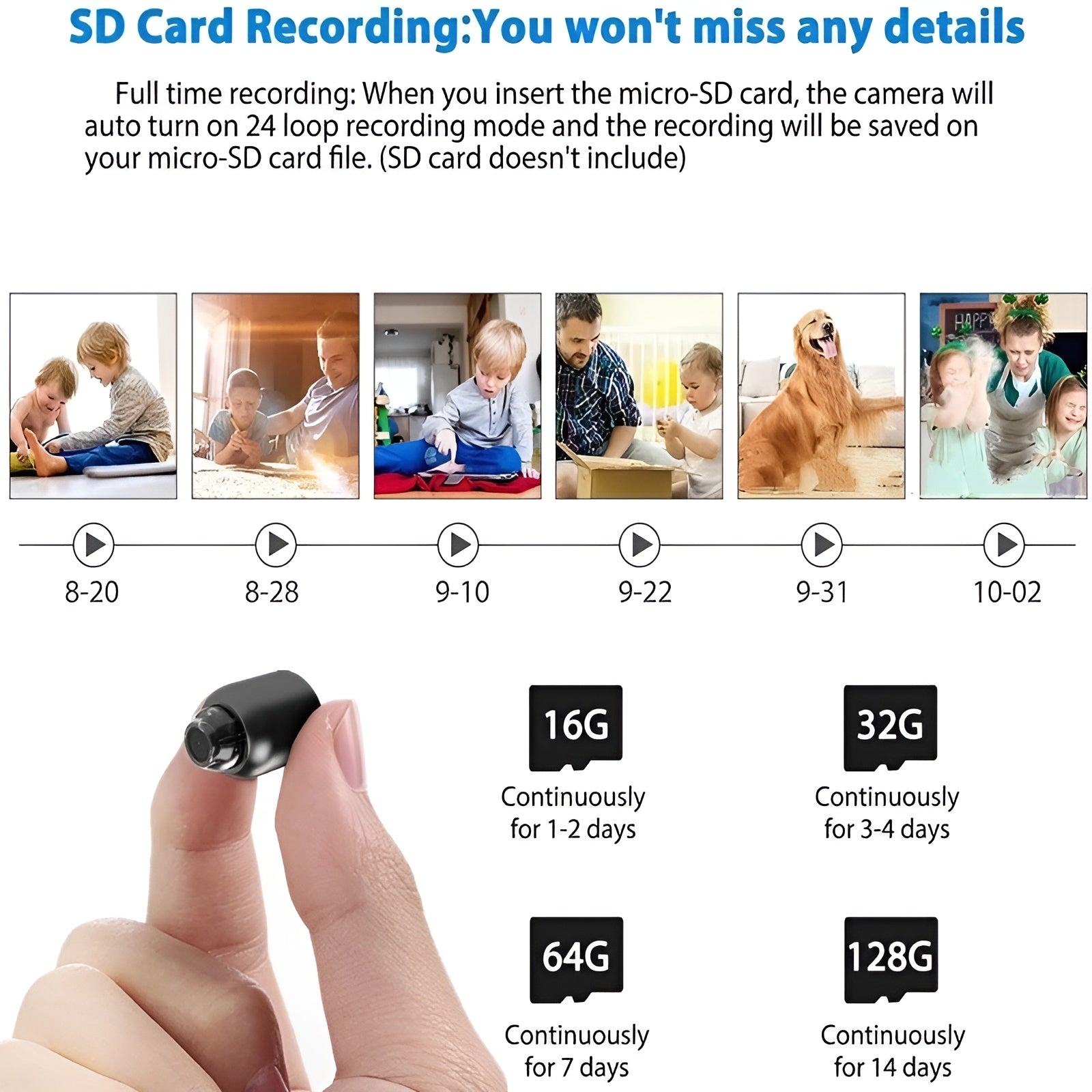 Vigilyn – Mini WiFi Security Camera with Night Vision and Motion Detection