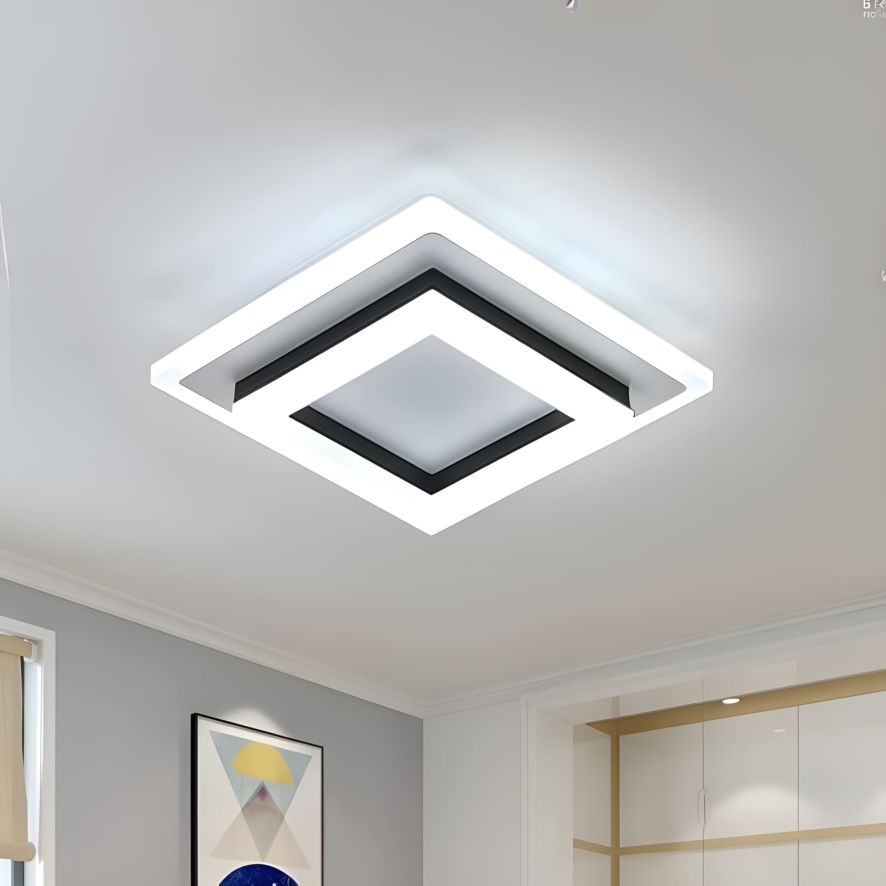 FrameLux – Modern LED Surface Mount Floating Frame Ceiling Light