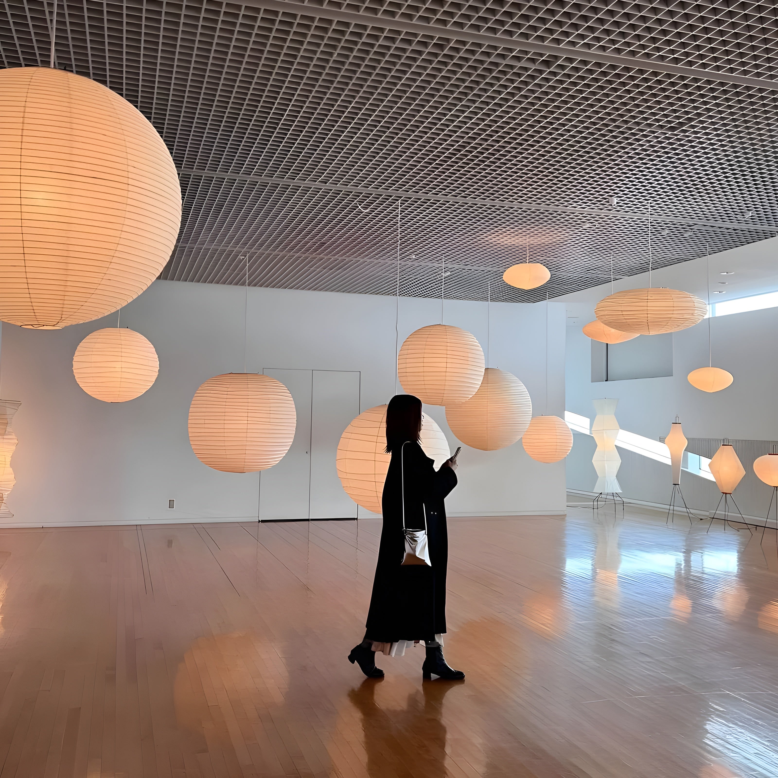 LumiSphere – Spherical Pendant Light Soft Minimal Ceiling Lamp