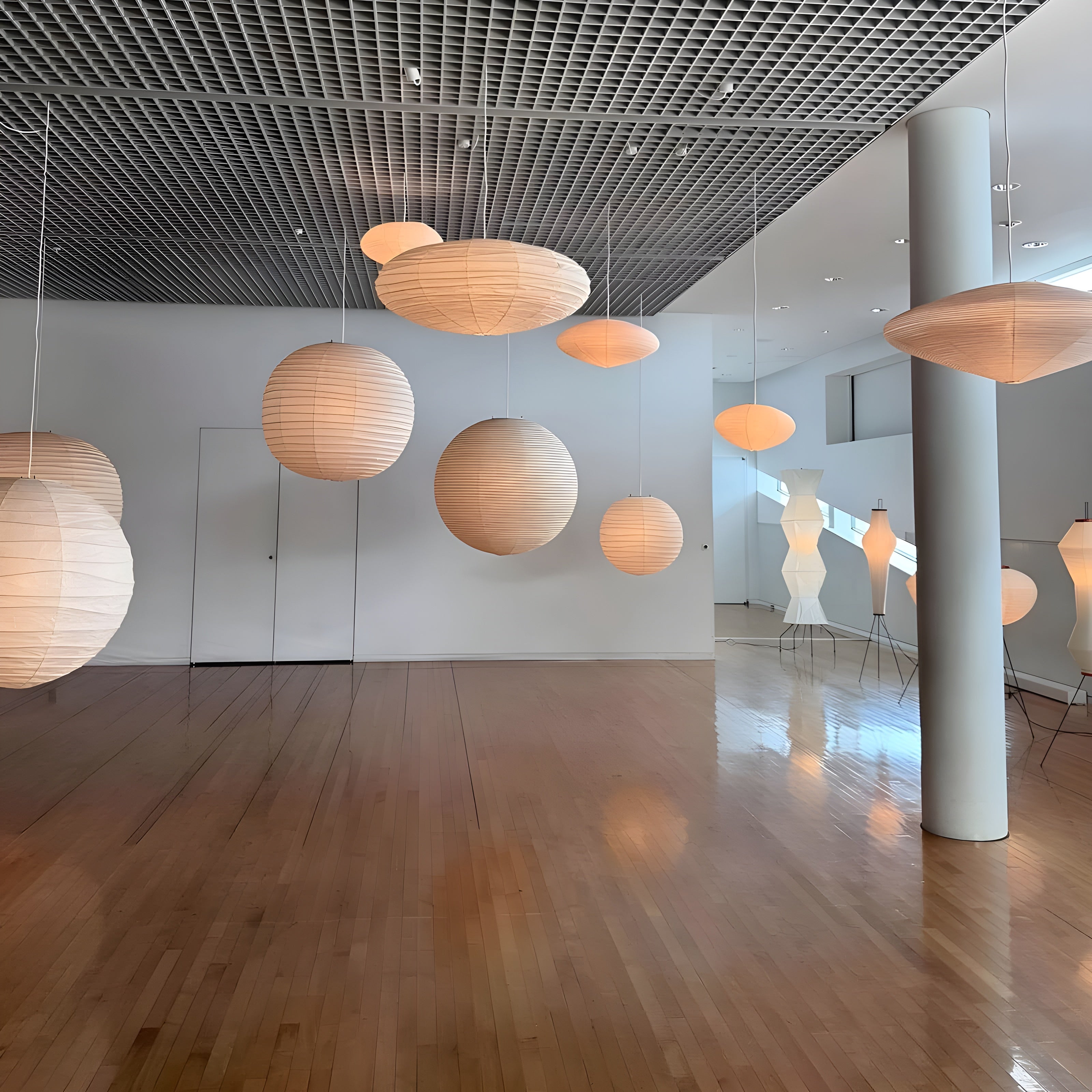 LumiSphere – Spherical Pendant Light Soft Minimal Ceiling Lamp