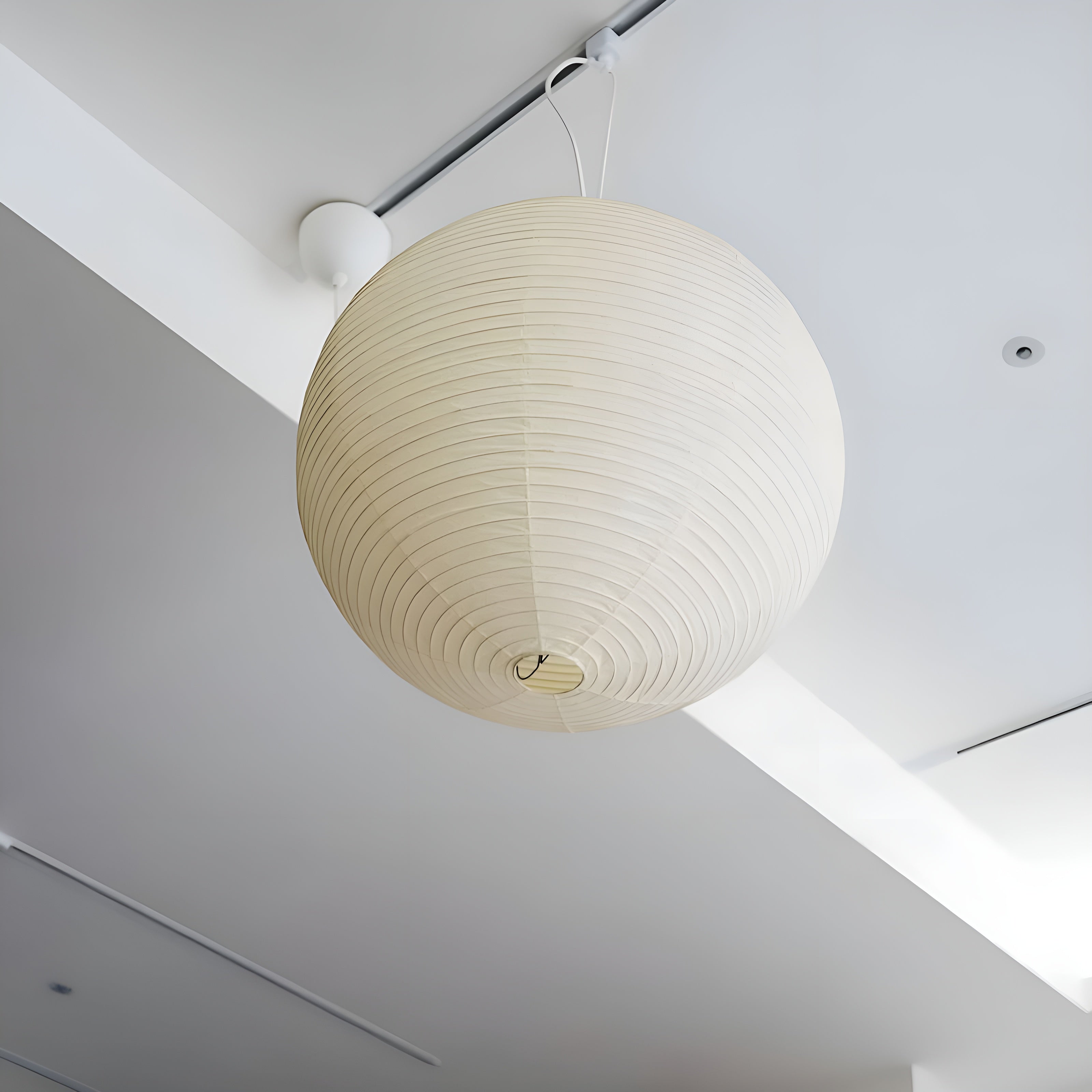 LumiSphere – Spherical Pendant Light Soft Minimal Ceiling Lamp