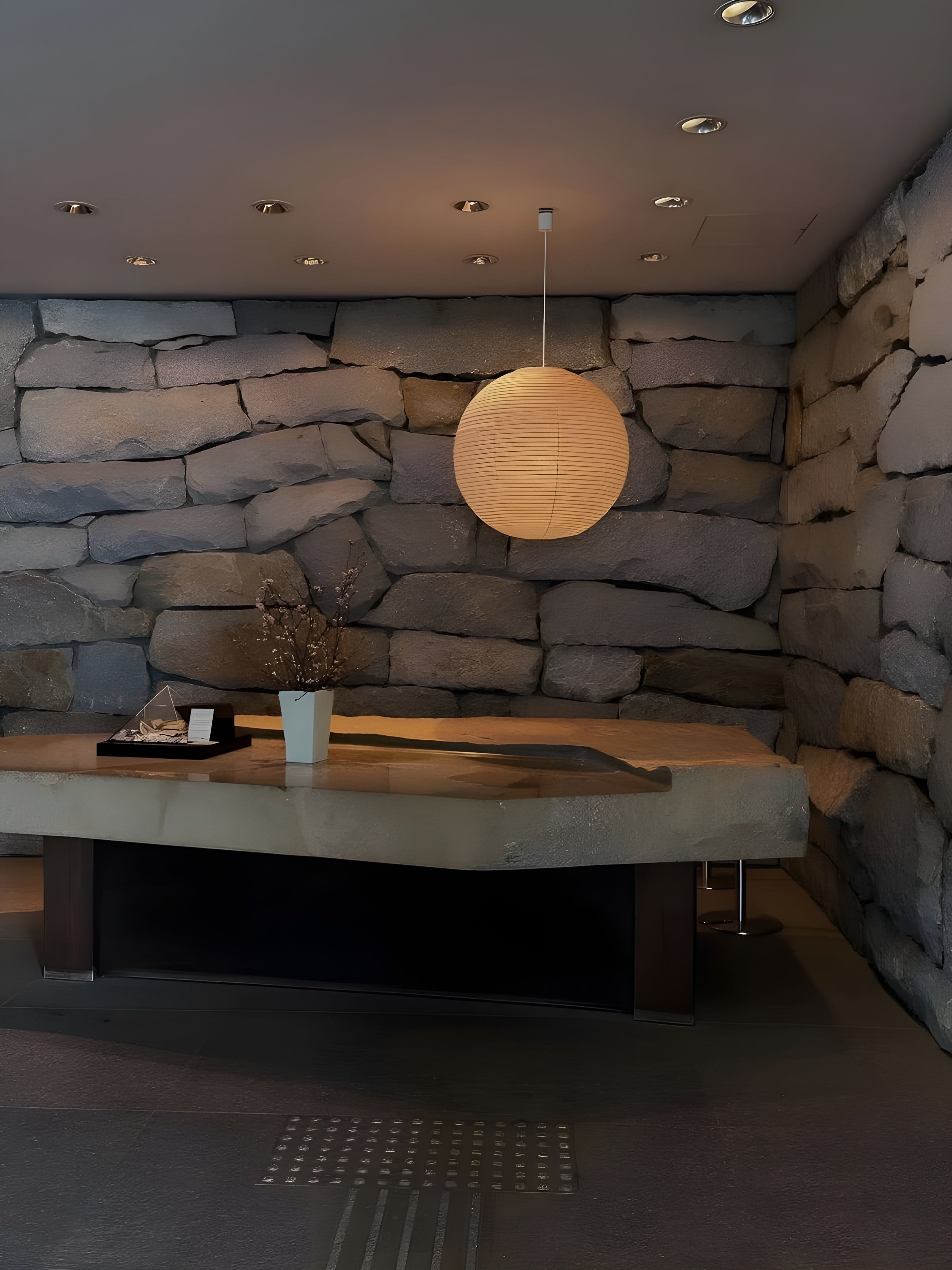 LumiSphere – Spherical Pendant Light Soft Minimal Ceiling Lamp