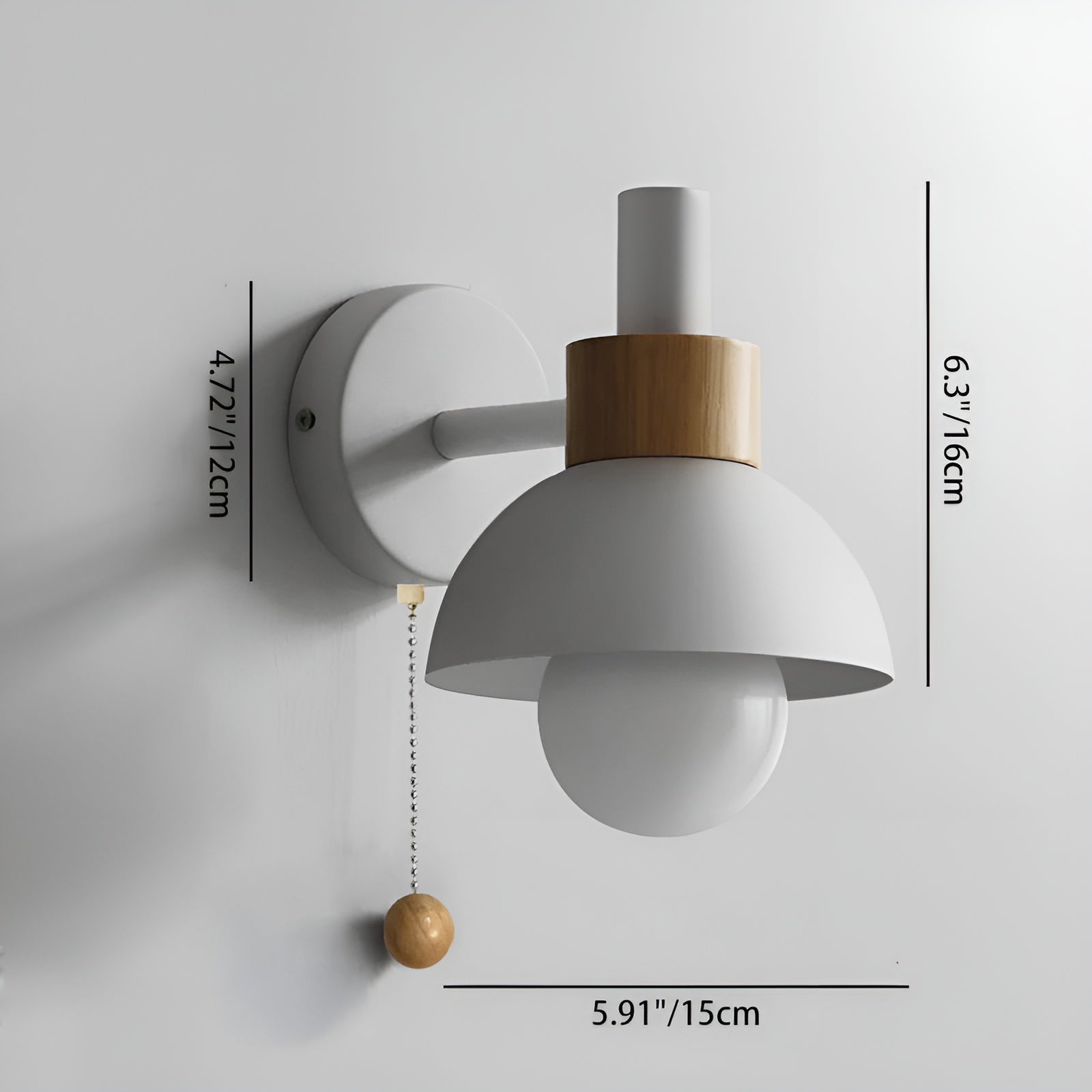 ColorNest – Nordic Macaron Globe Wall Sconce with Soft Warm Glow