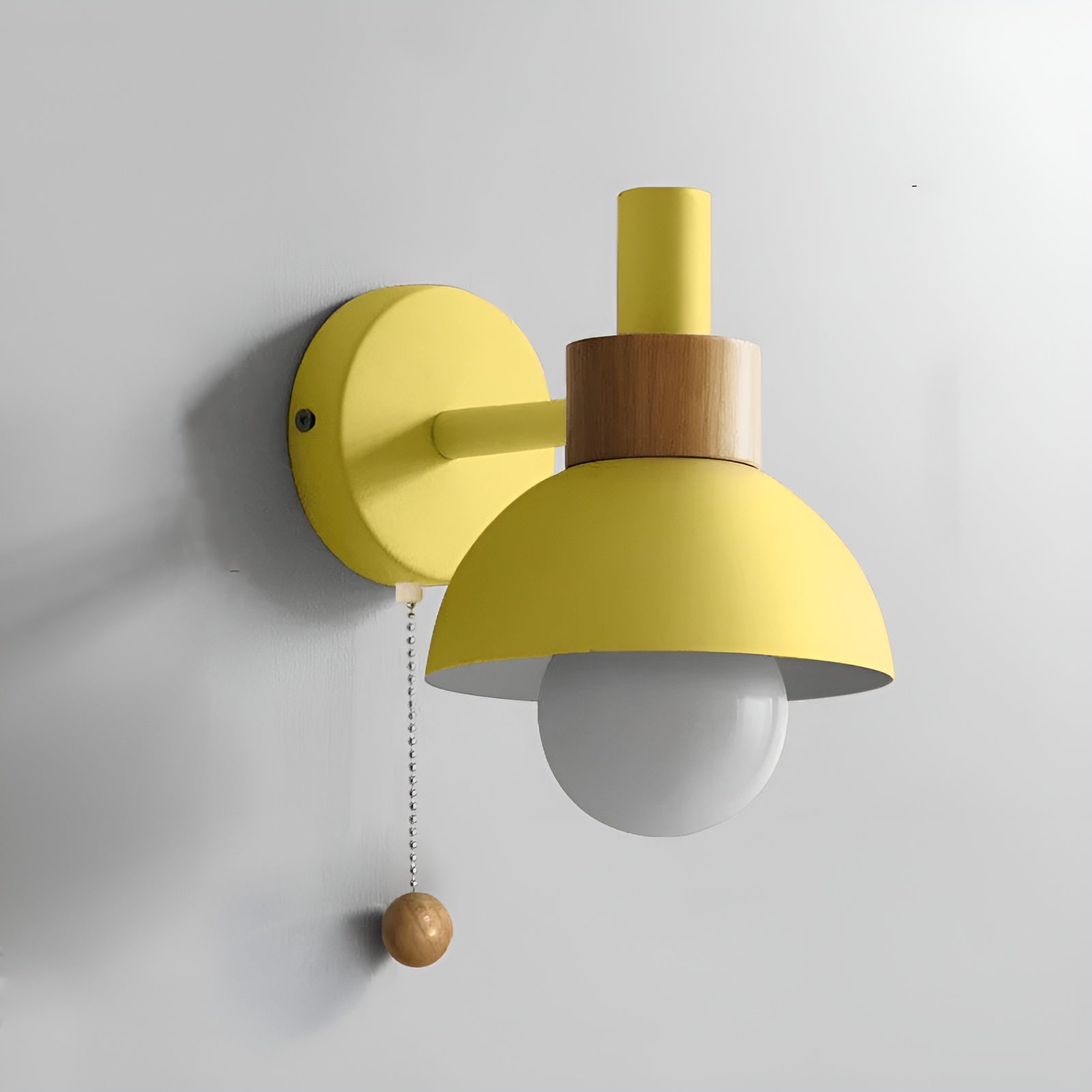 ColorNest – Nordic Macaron Globe Wall Sconce with Soft Warm Glow
