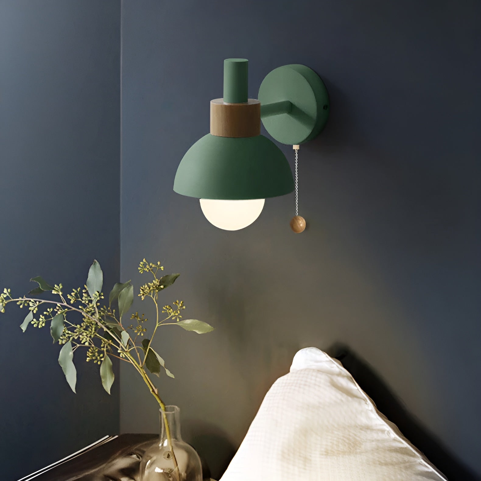 ColorNest – Nordic Macaron Globe Wall Sconce with Soft Warm Glow