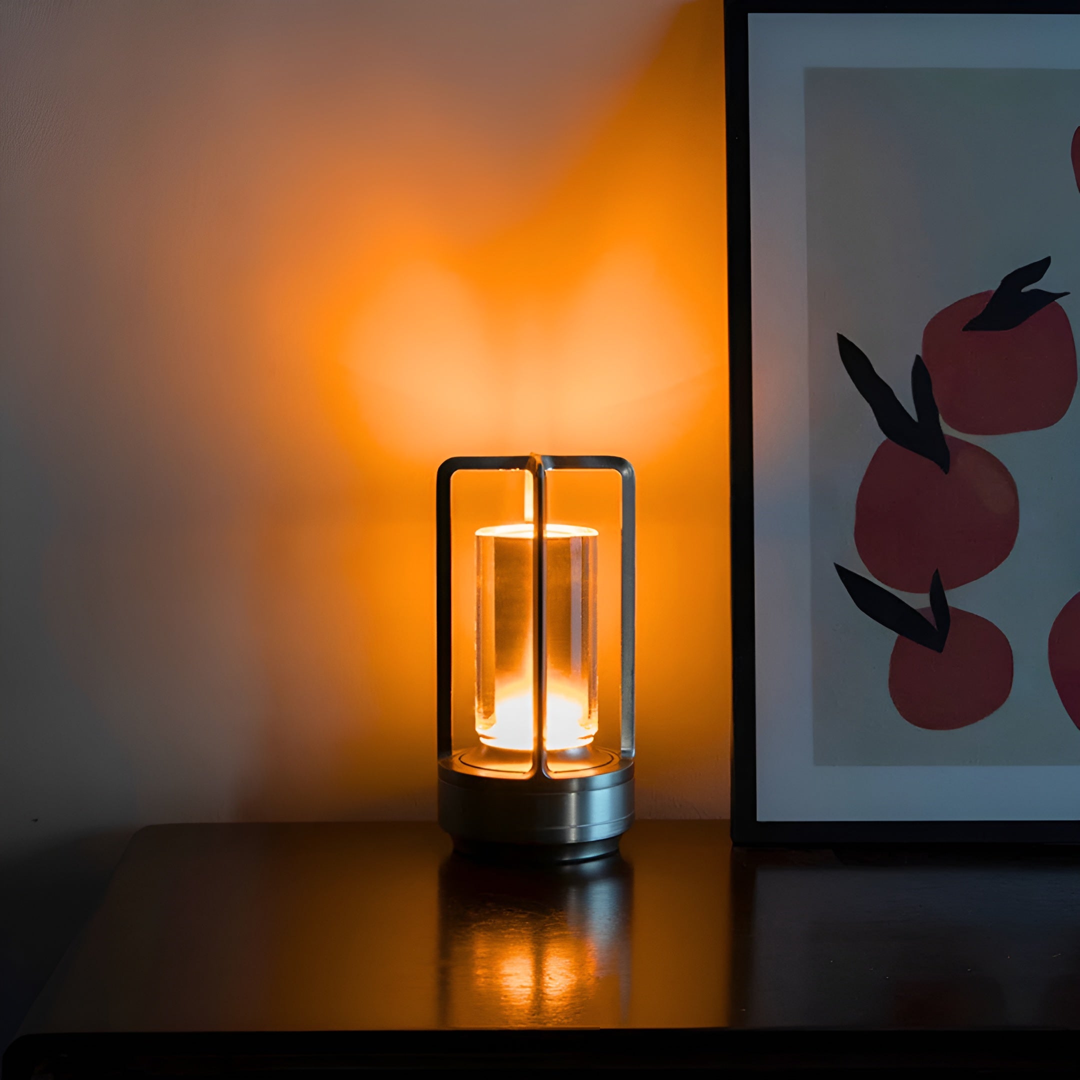 LumiCrysta – Crystal Table Lamp Cordless RGB Mood Light for Bedroom Living Room Patio Rechargeable with Touch and Remote Control
