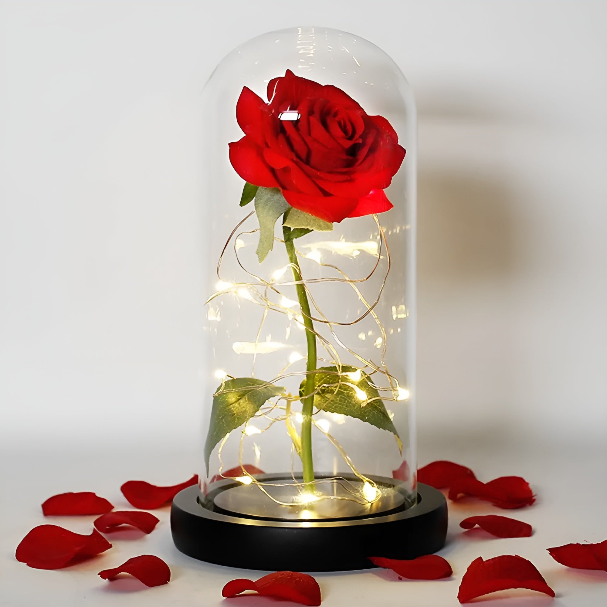RoseGloria – Eternal LED Rose in Glass Dome Romantic Gift Decor