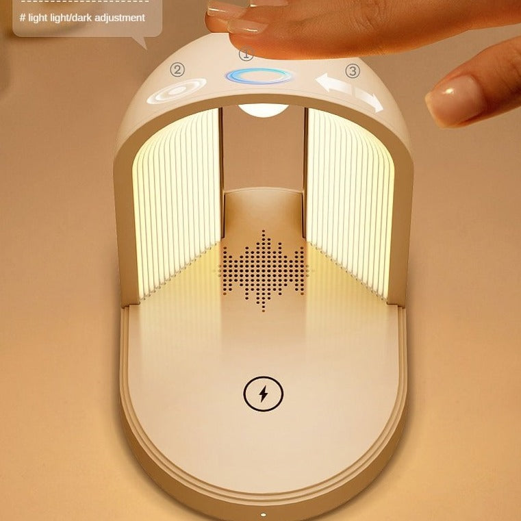 GlowCurve – Modern arched LED table lamp for bedroom & desk