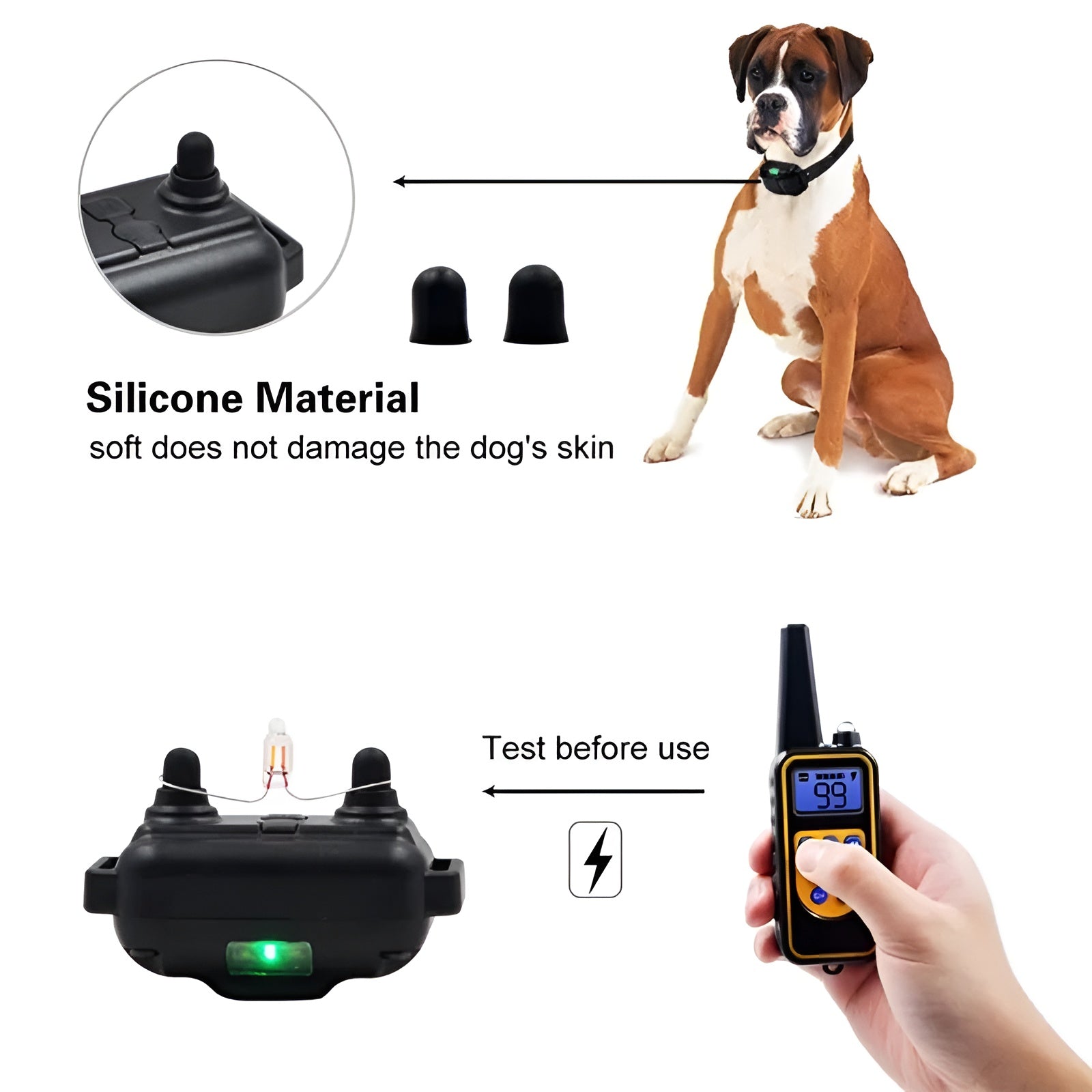 PawSync – Electric Dog Training E-Collar with Remote Control