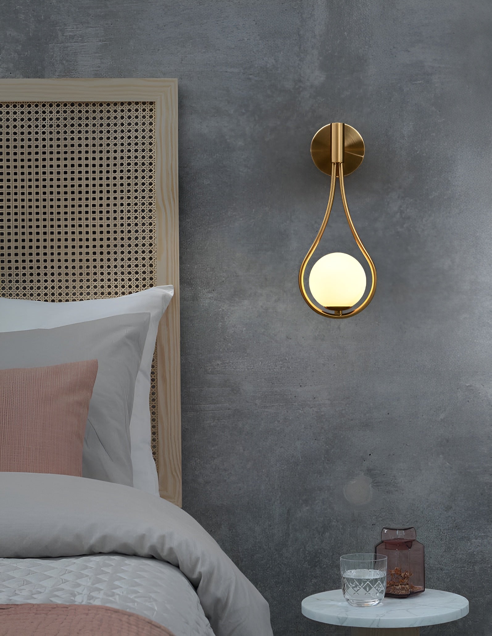 Glasoria – Nordic Glass Globe Wall Light with Elegant Scandinavian Sconce
