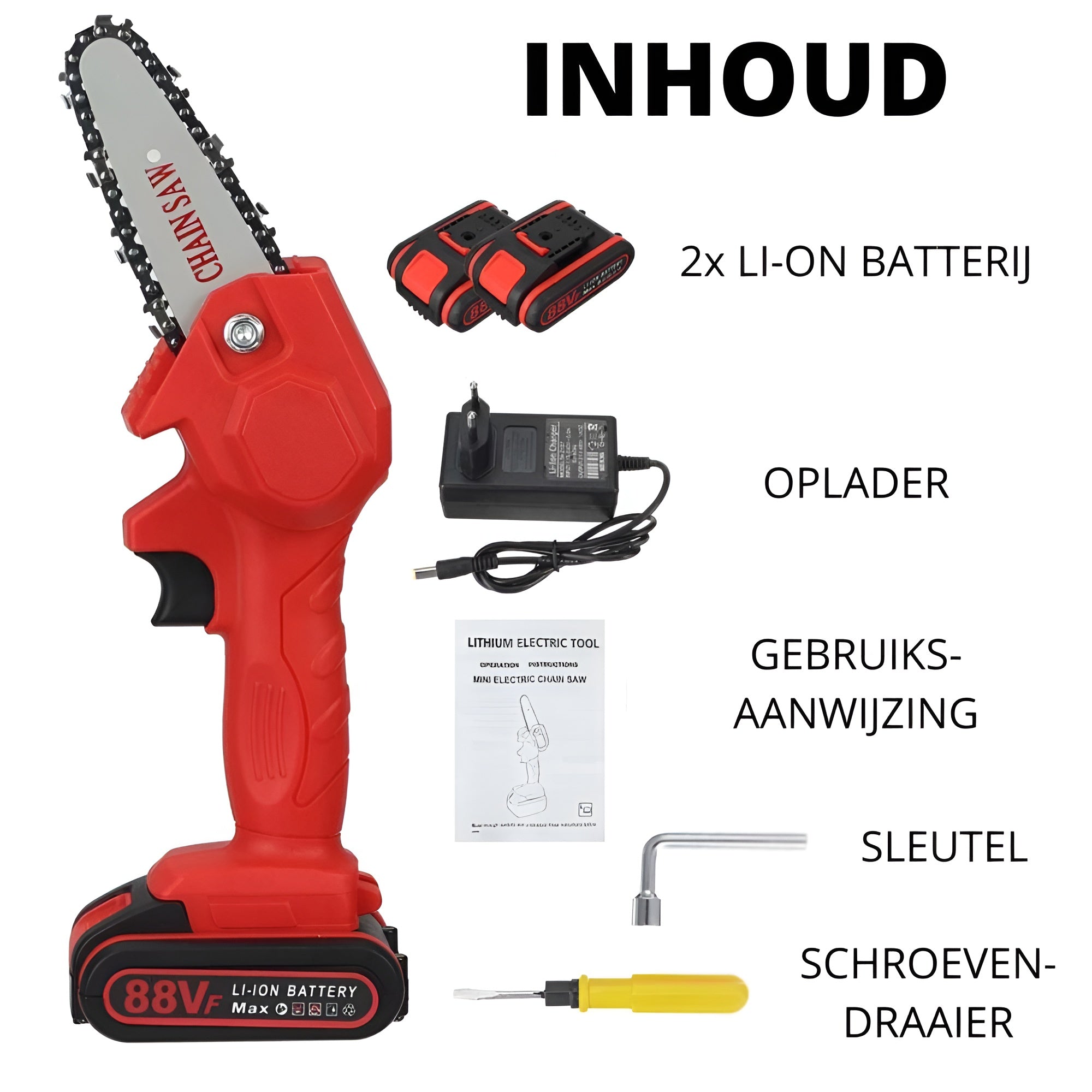 Arborix – Battery Powered Mini Chainsaw for Pruning and Garden Care