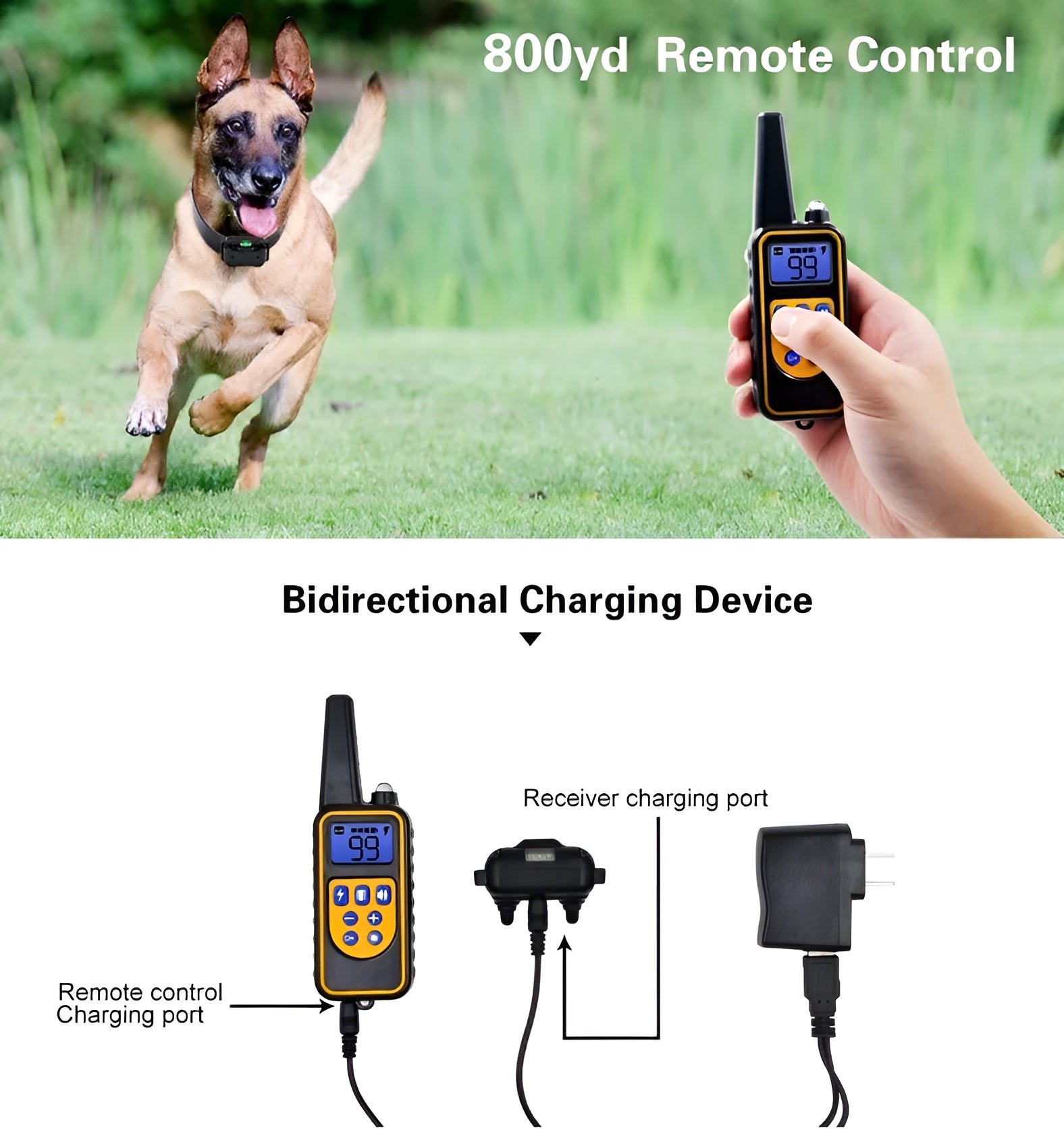 PawSync – Electric Dog Training E-Collar with Remote Control