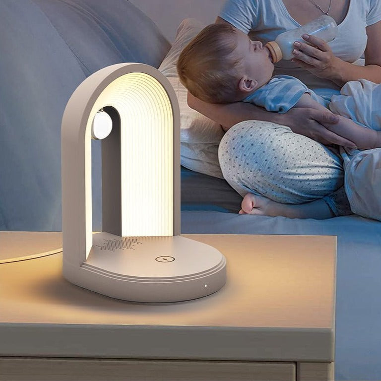 GlowCurve – Modern arched LED table lamp for bedroom & desk