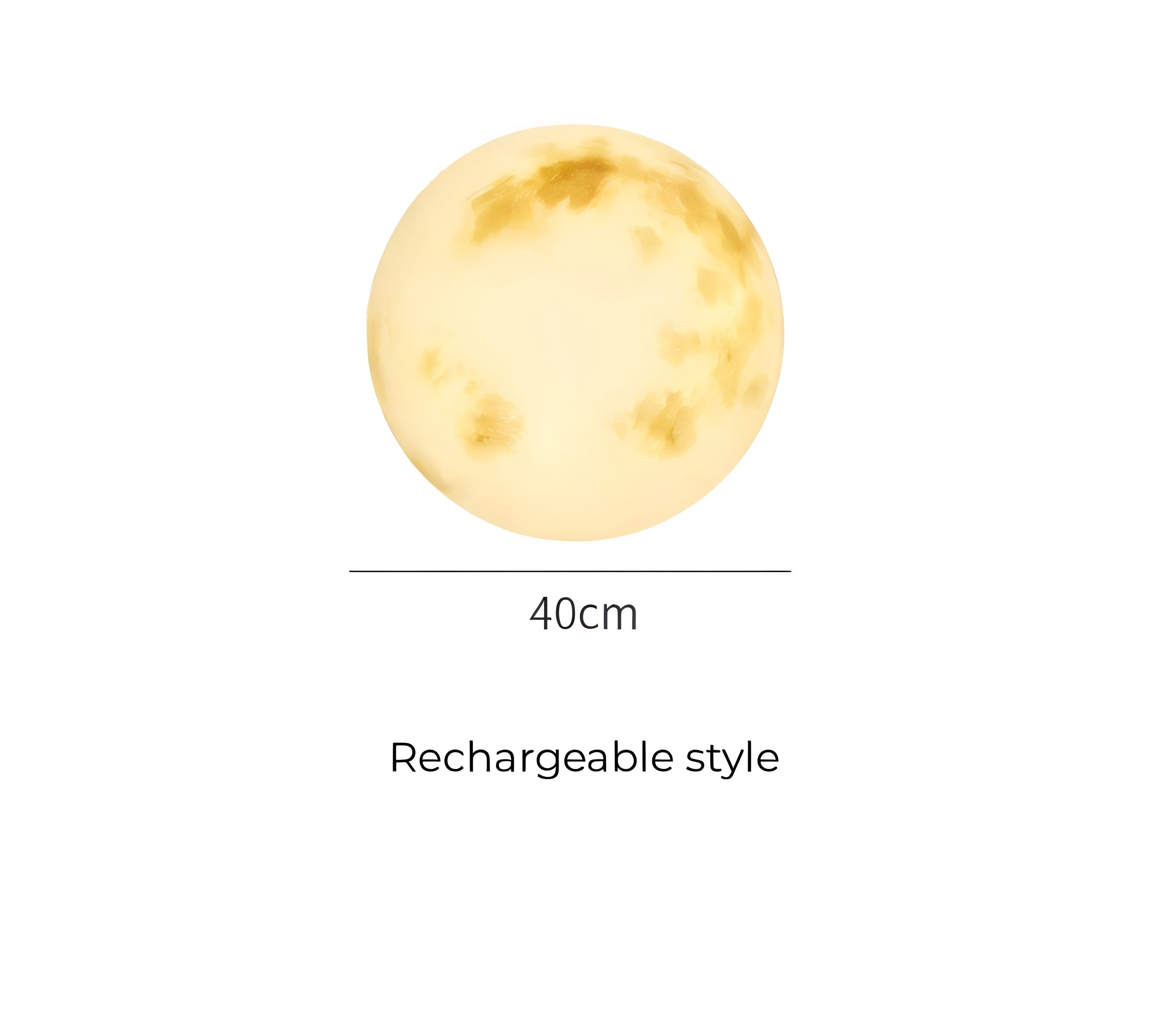 LunaLumena – Solar Moon Garden Light a Warm LED Outdoor Decoration
