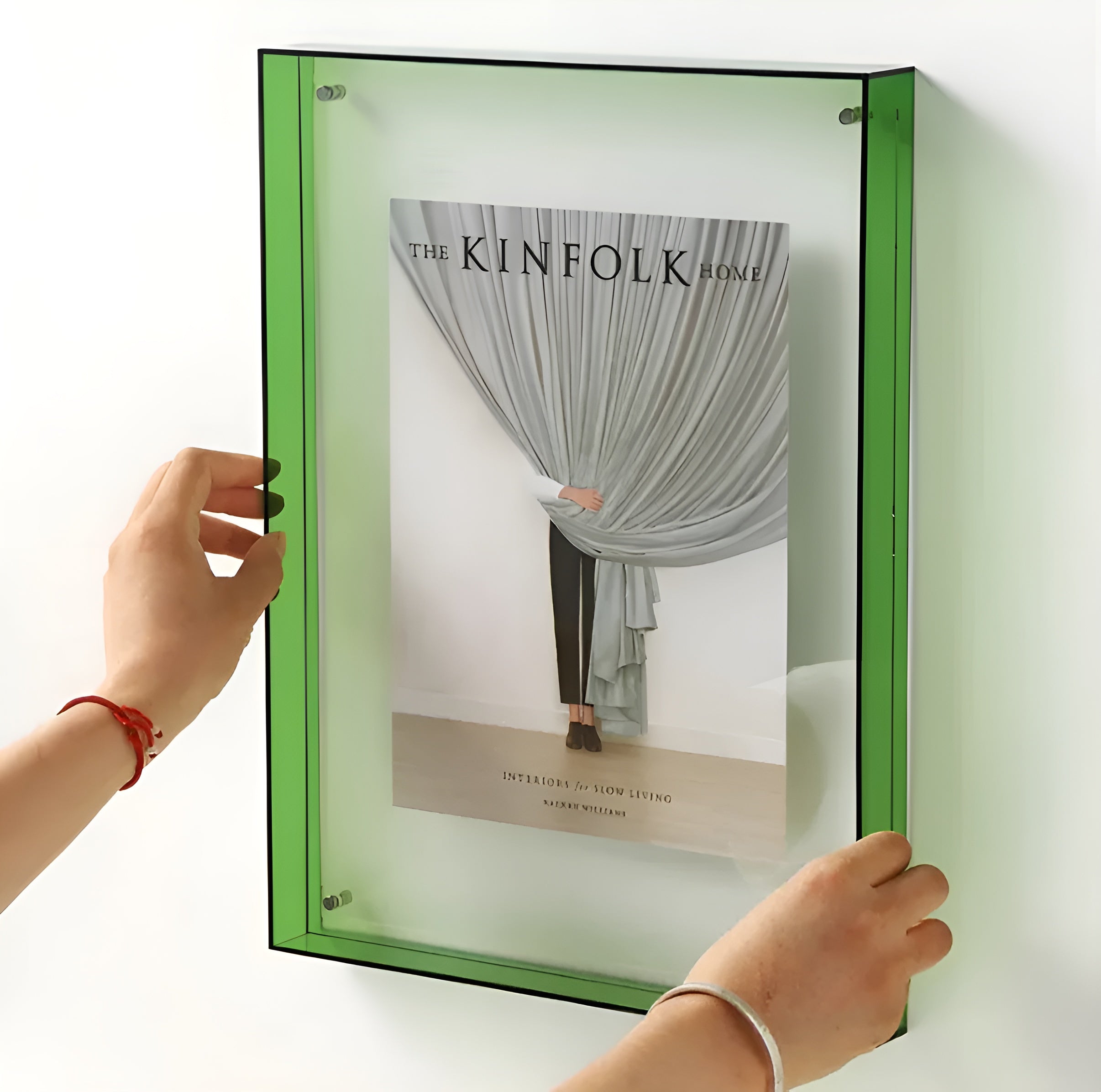 LumiClear – Modern Acrylic Photo Frame for Wall or Desk Display Minimalist Design
