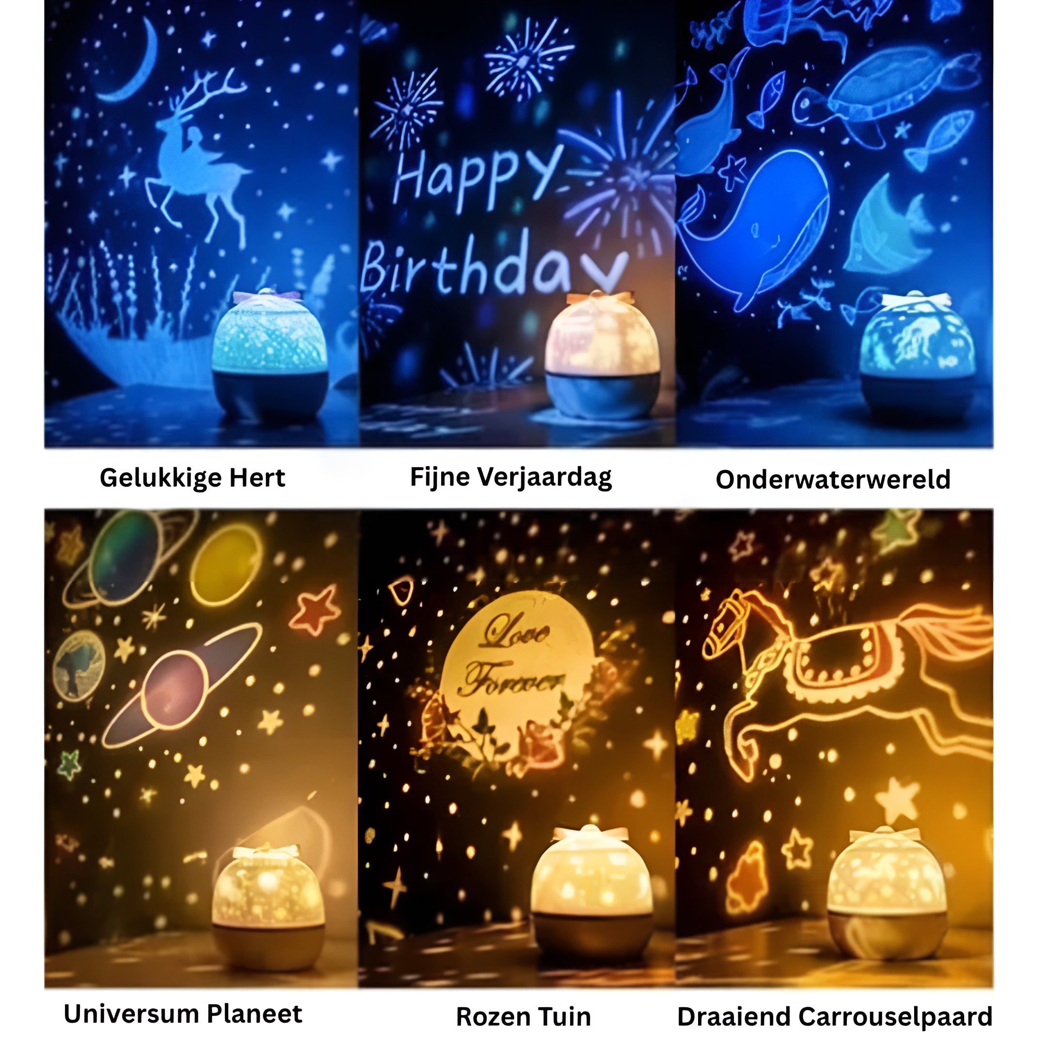 Stellumo – Night Light Projector for Kids with Starry Sky and LED Effects