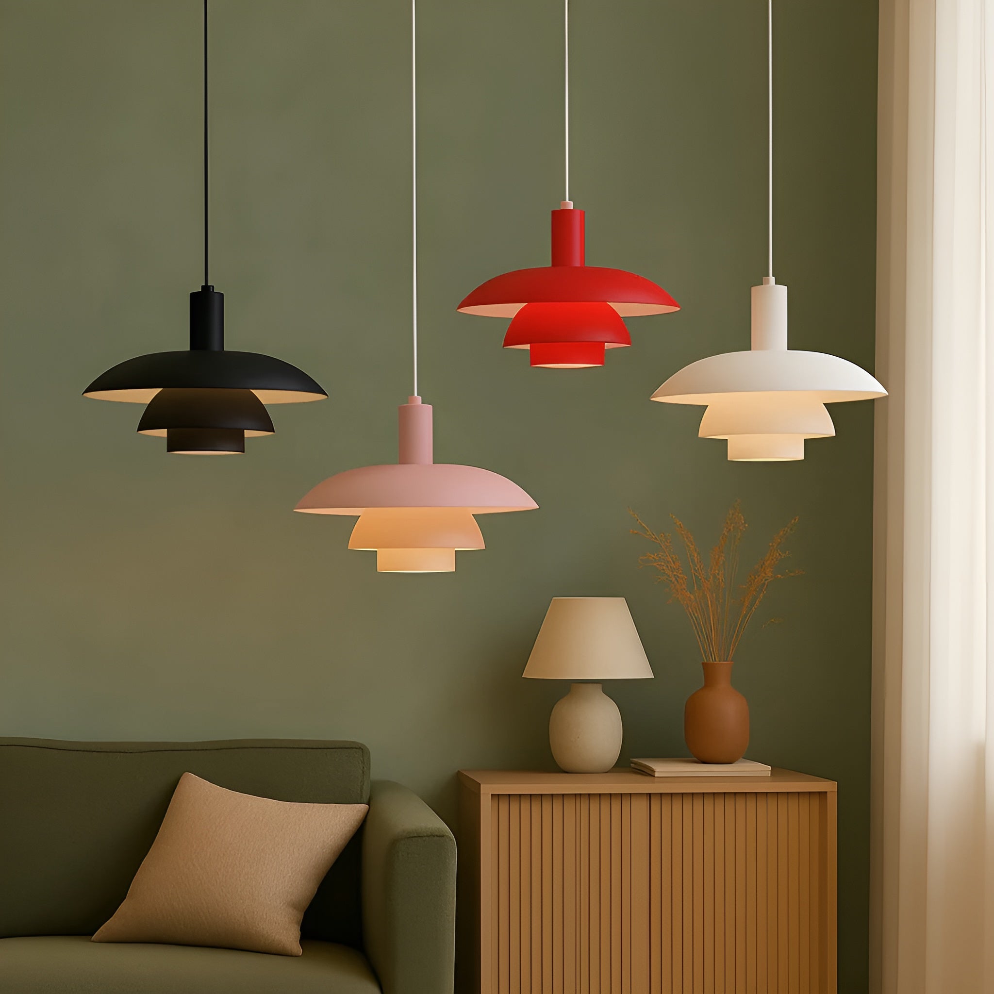Nordahlux – Pendant Lamp Danish Style LED Minimalist Ceiling Light Fixture