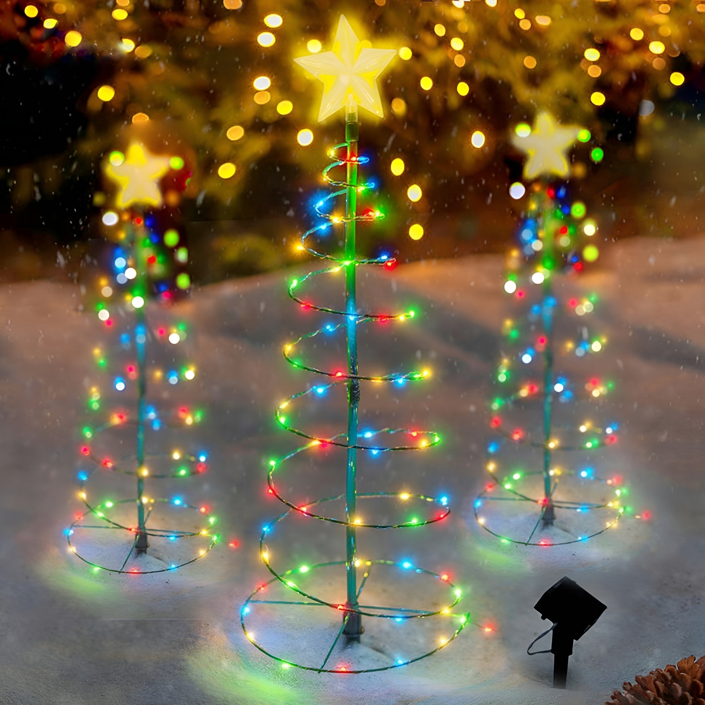 Solarpine – Wireless Solar Christmas Tree Outdoor LED Light