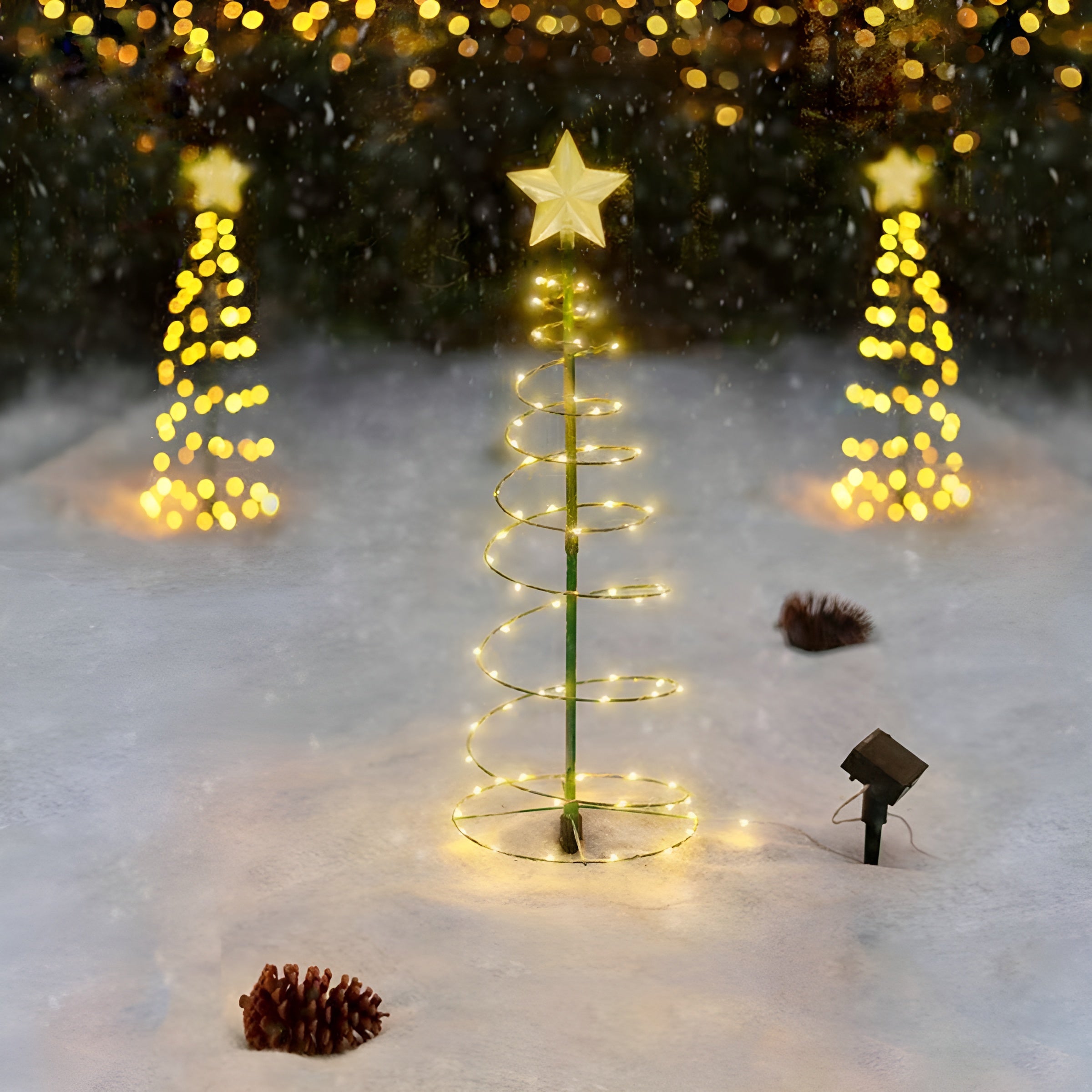 Solarpine – Wireless Solar Christmas Tree Outdoor LED Light