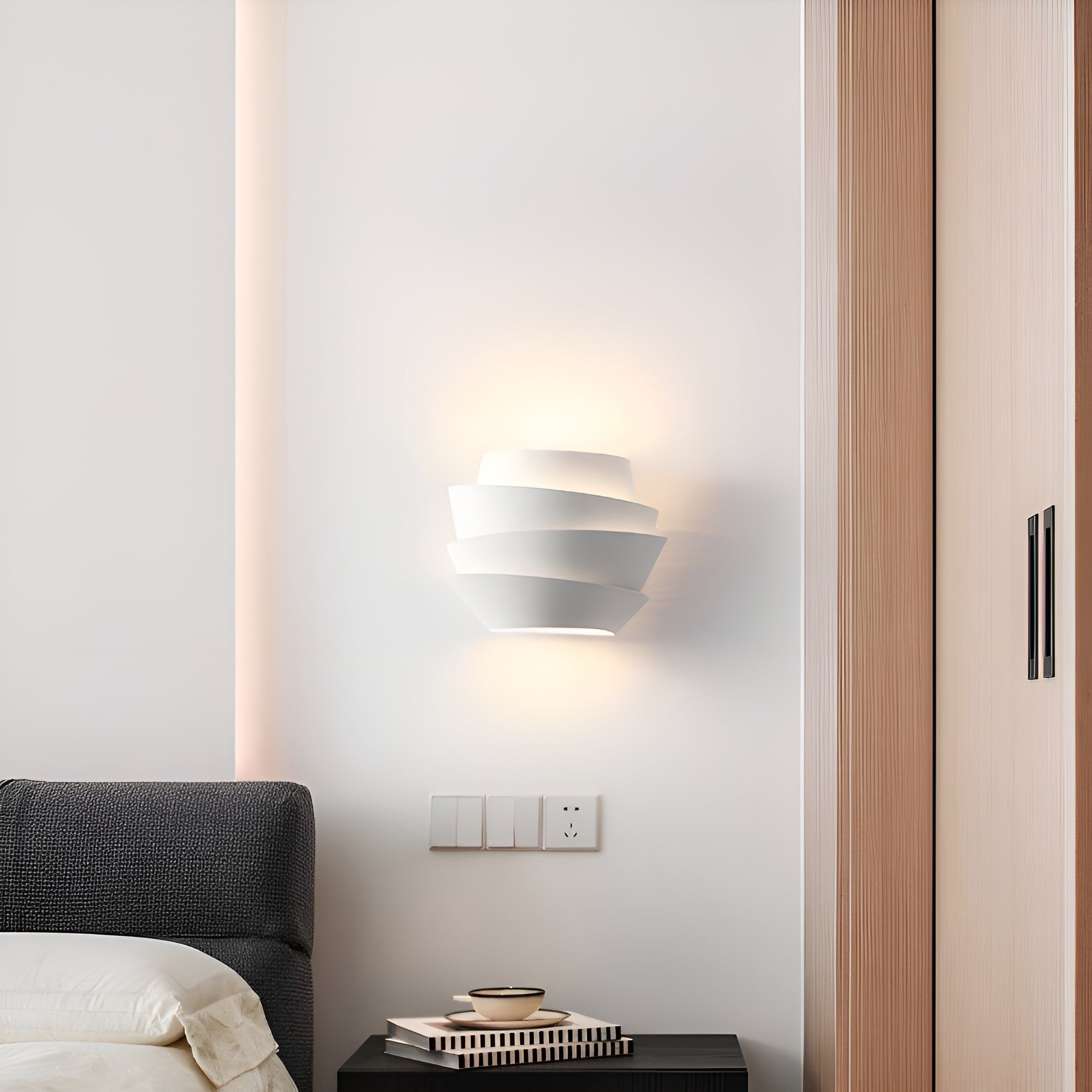NordLuma – Scandinavian Double Spotlight Wall Lamp a Modern Warm LED Lighting