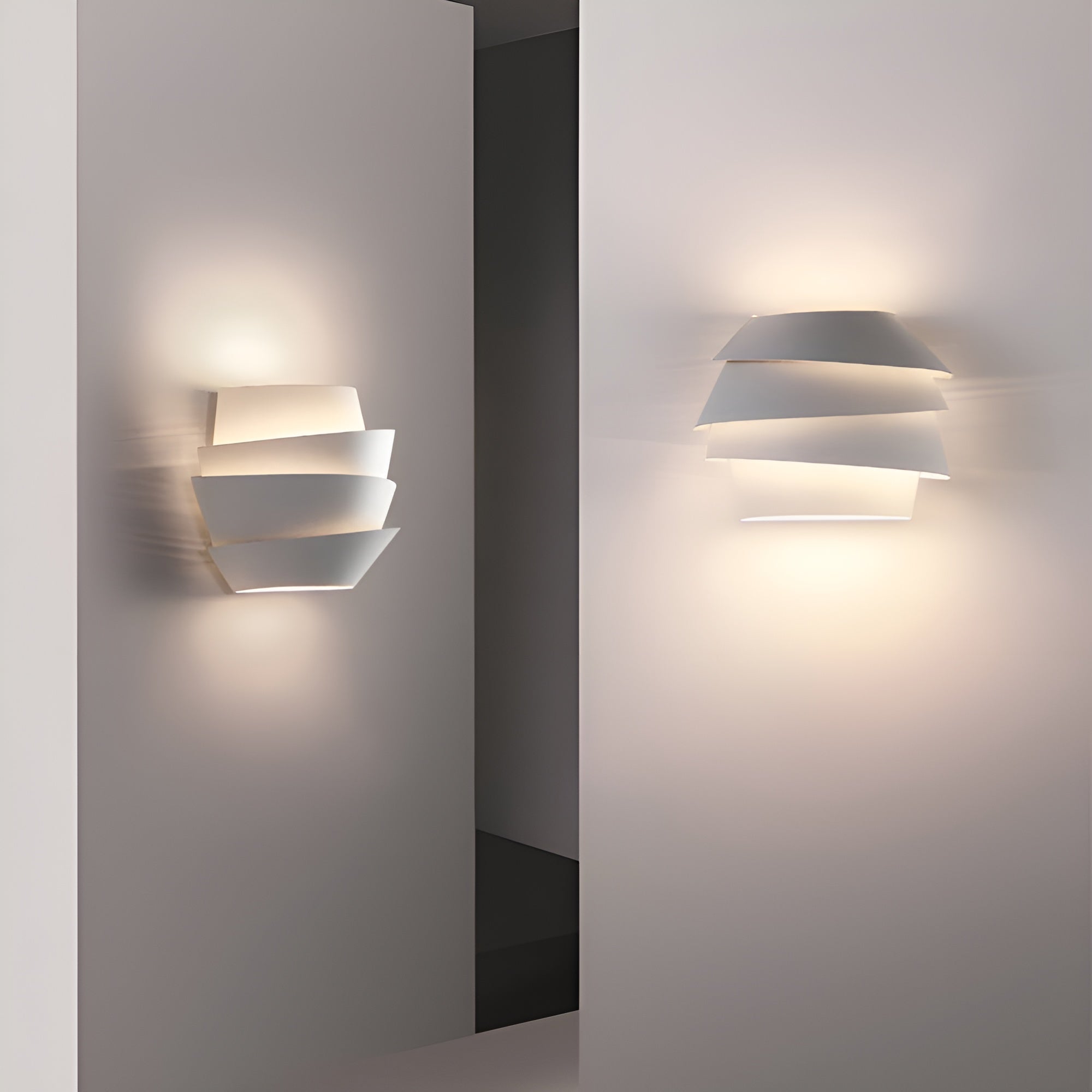 NordLuma – Scandinavian Double Spotlight Wall Lamp a Modern Warm LED Lighting