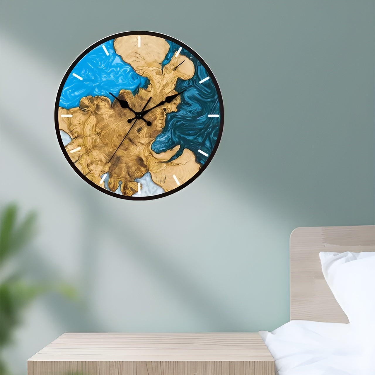 ClearAura – Transparent Wall Clock with Modern Minimalist Design
