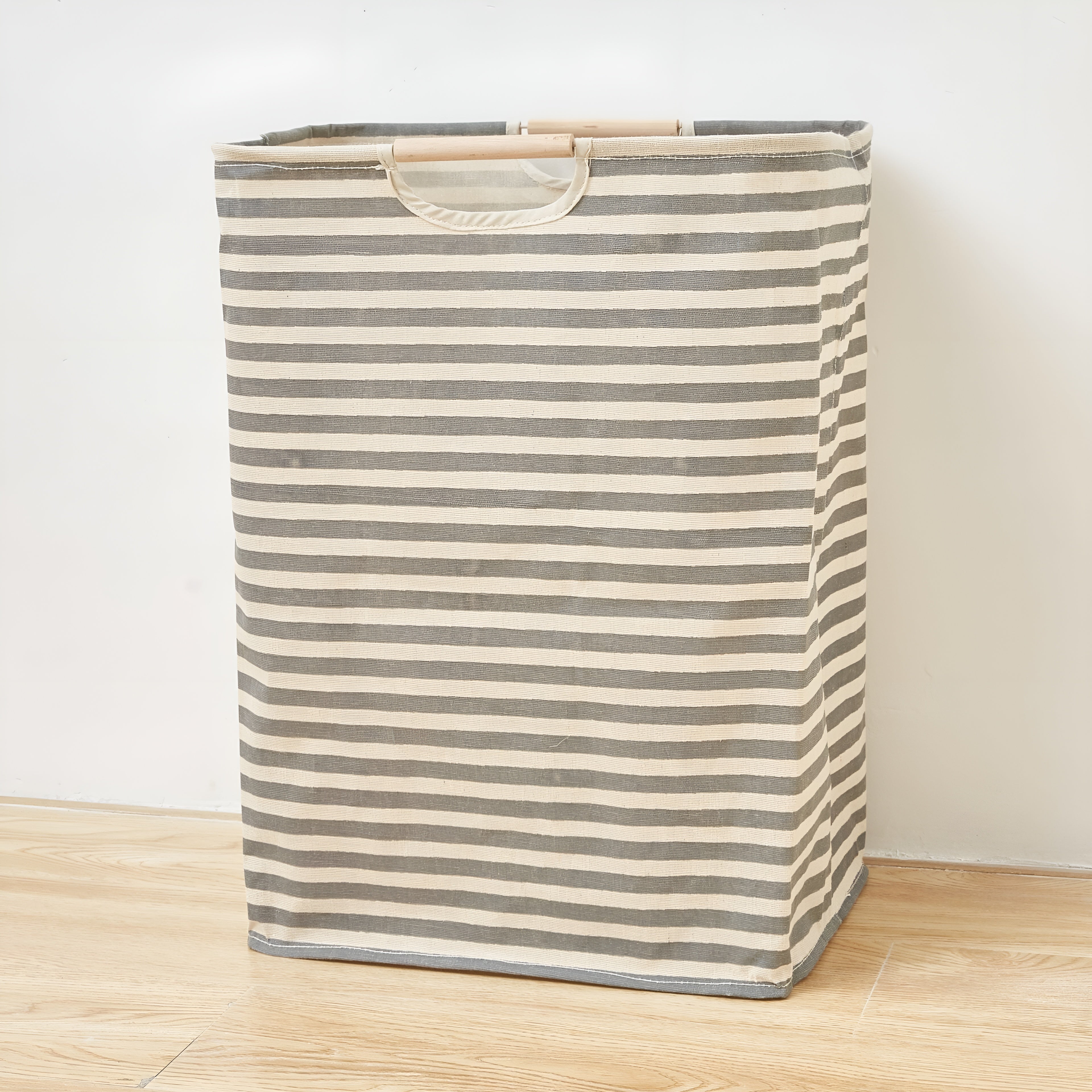 Sindel – Waterproof Laundry Bag, Foldable Cotton Linen Storage Basket with Handles