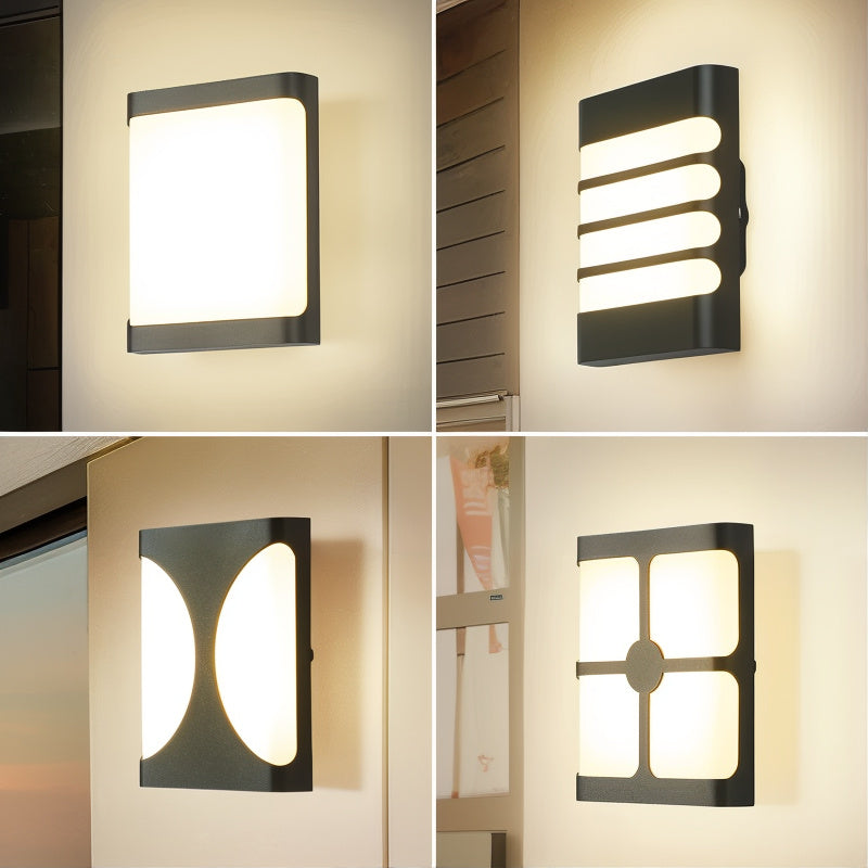 HydraLumen – Waterproof 8W LED outdoor wall lamp with warm light (IP65)