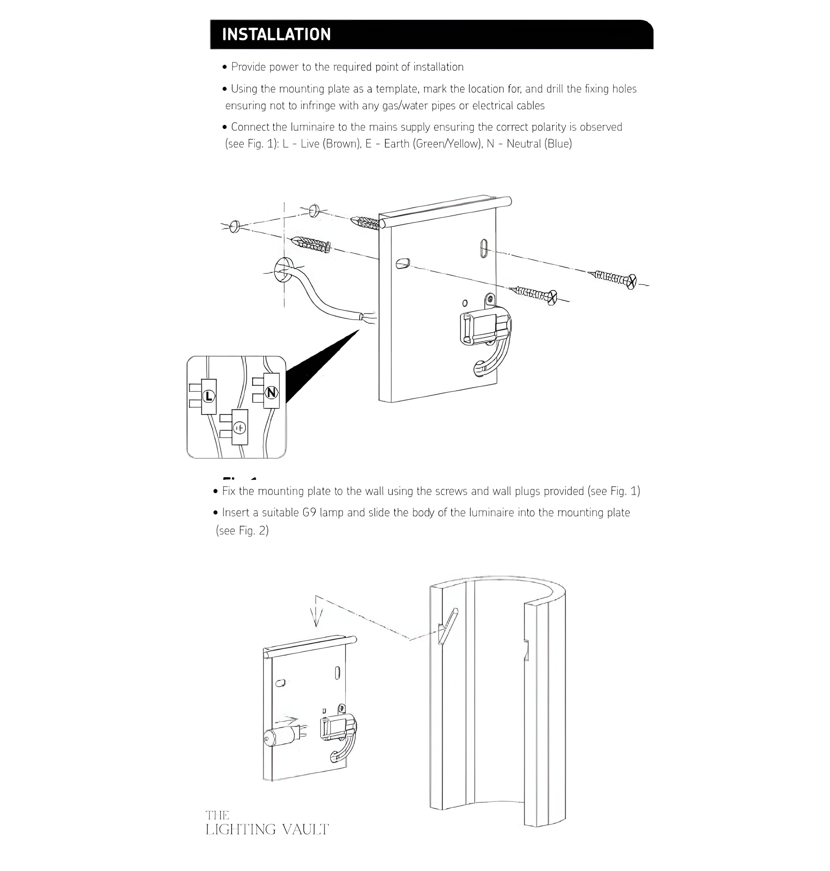 LumiArc – Parkes Paintable Plaster Wall Light with Modern Up Down Glow