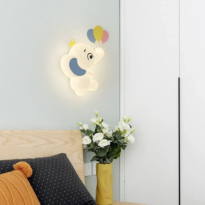 ElephantGlow – Elephant-shaped LED wall lamp with adjustable lighting