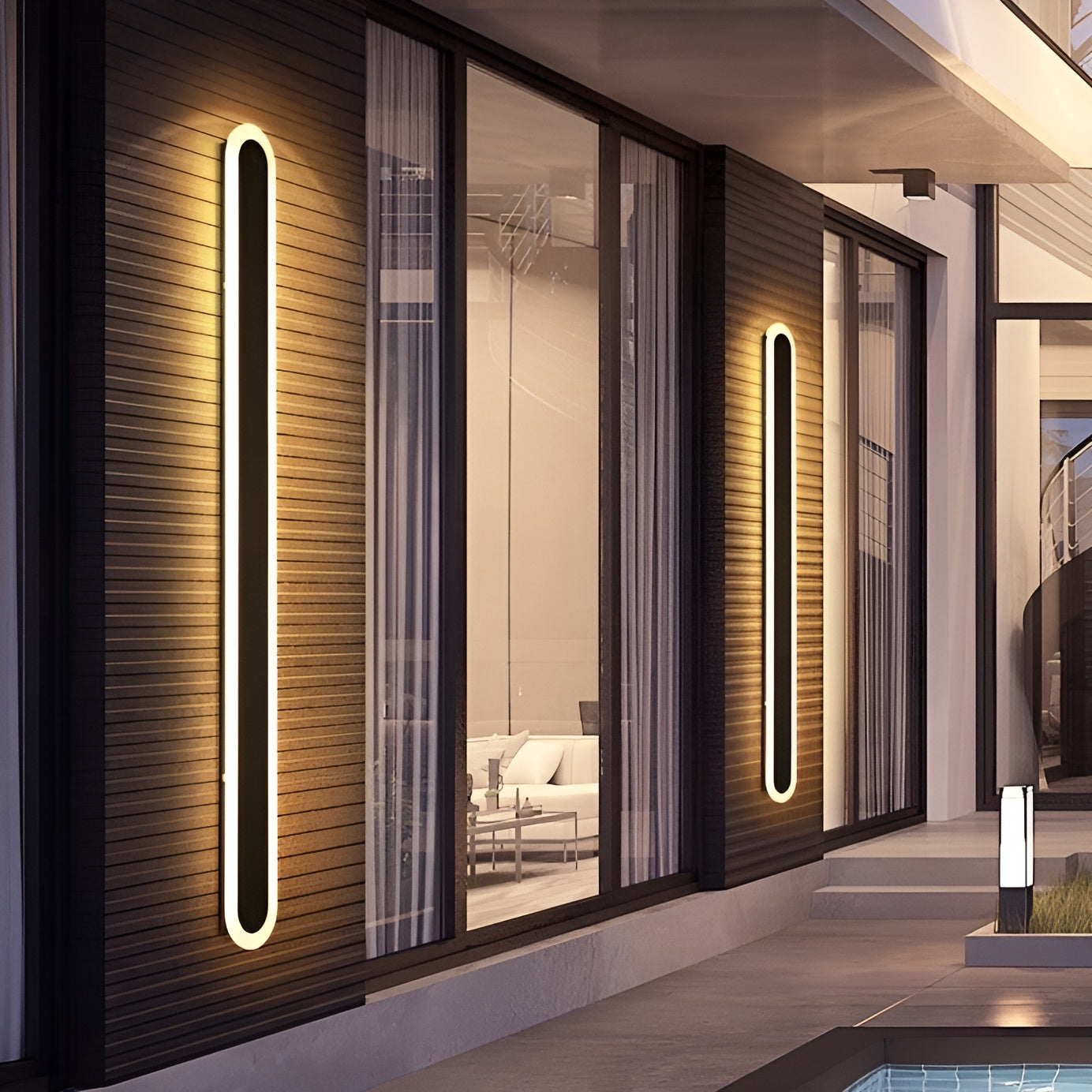 Lumivora – Outdoor LED Wall Light with Modern Minimal Design Waterproof Build