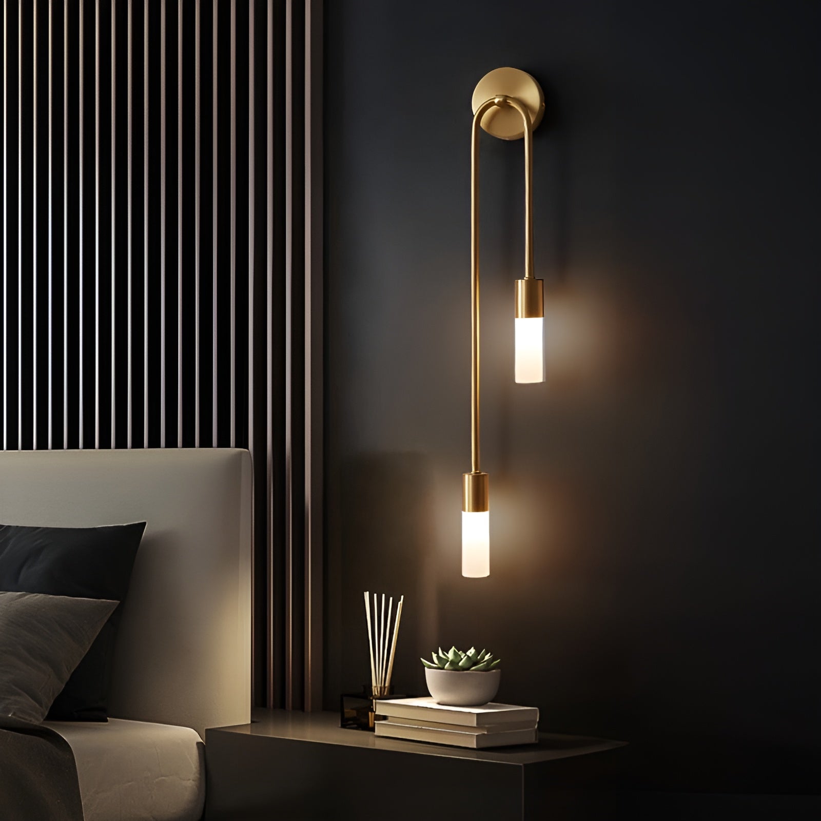 LumiSpire – Sleek LED Wall Light with Warm Ambient Modern Illumination