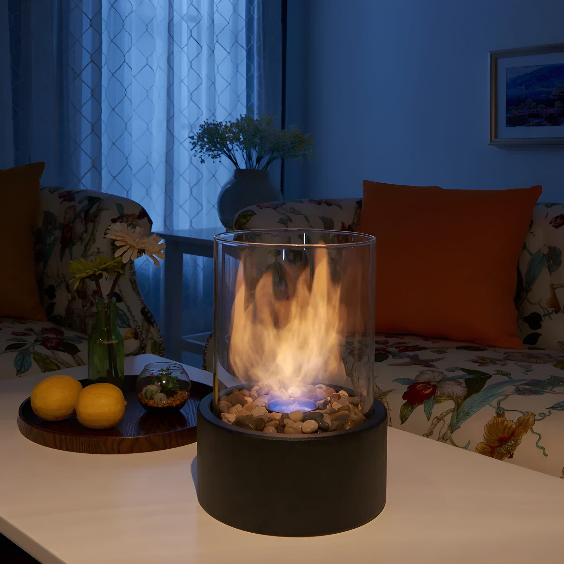 Flamara – Modern Portable Ethanol Fireplace for Indoor & Outdoor Use