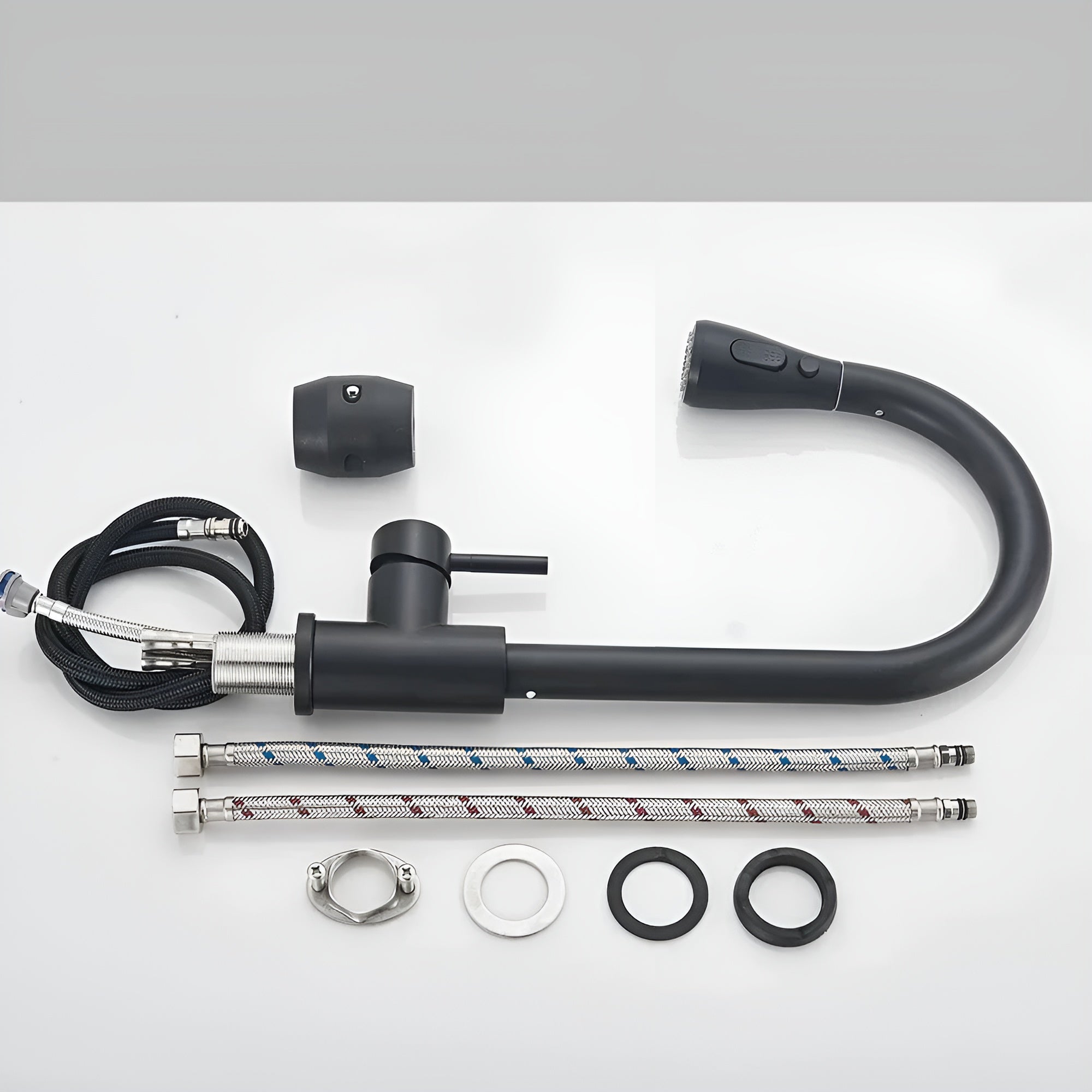 NorvionStream – Extendable Kitchen Faucet with Pull-Out Spray and Single Lever
