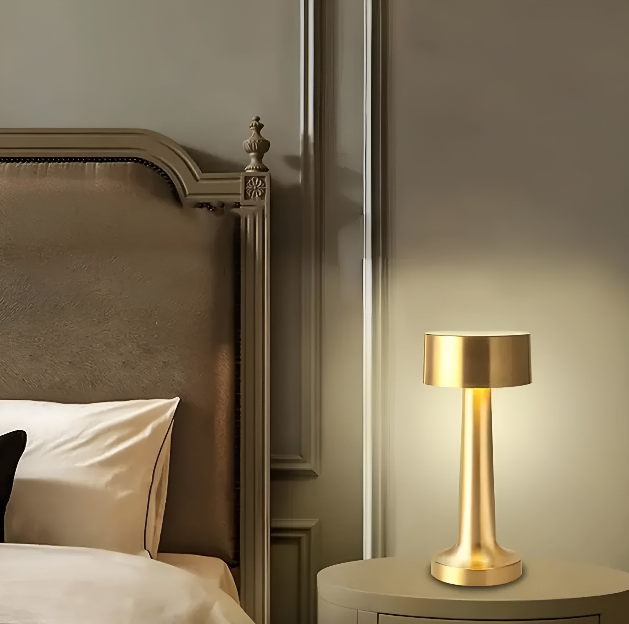 LumiSculpt – Cordless Dimmable LED Table Lamp with Modern Rechargeable Light