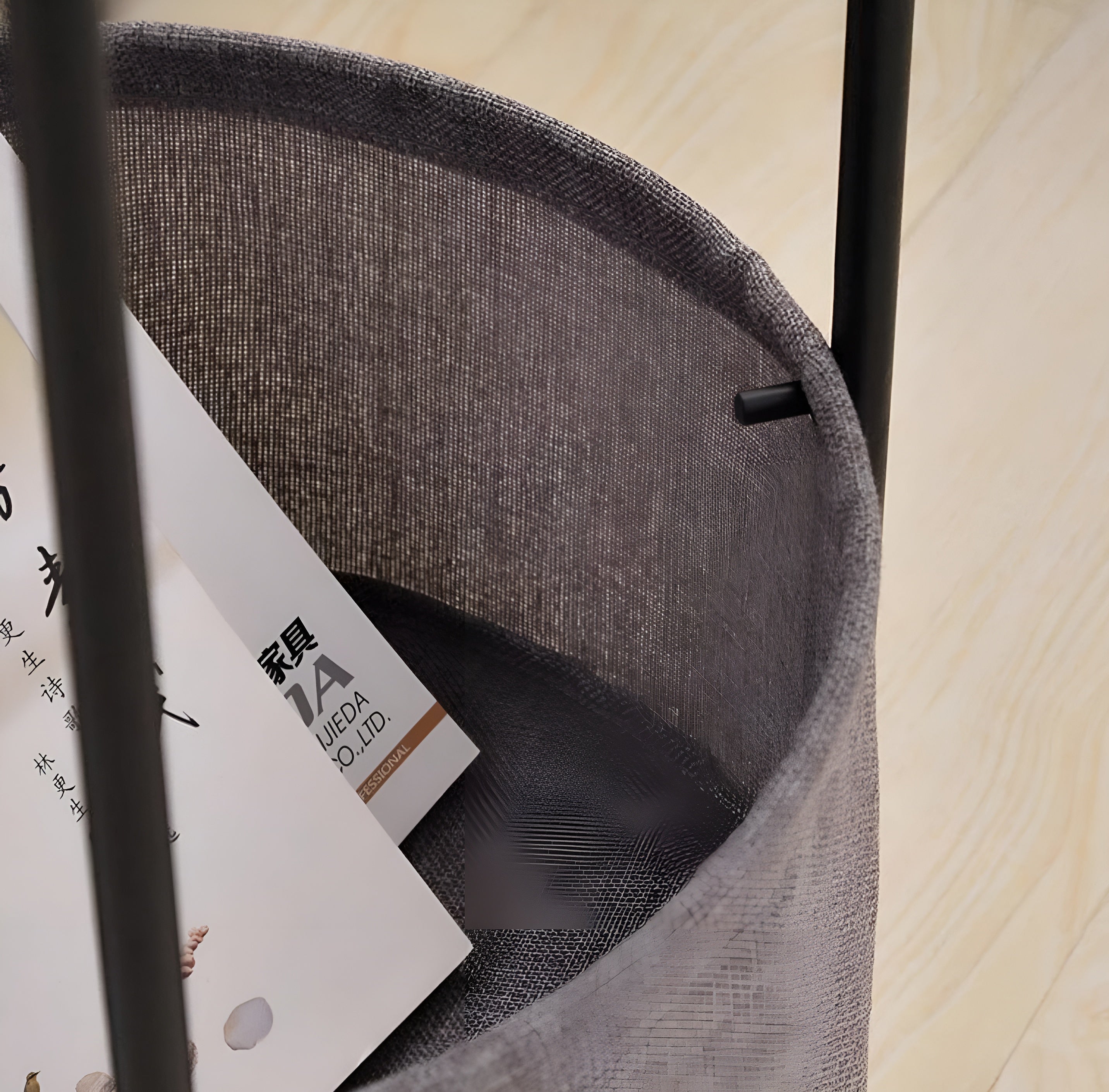 Nestura – Scandinavian Fabric Side Table Soft Storage Modern Home Accent