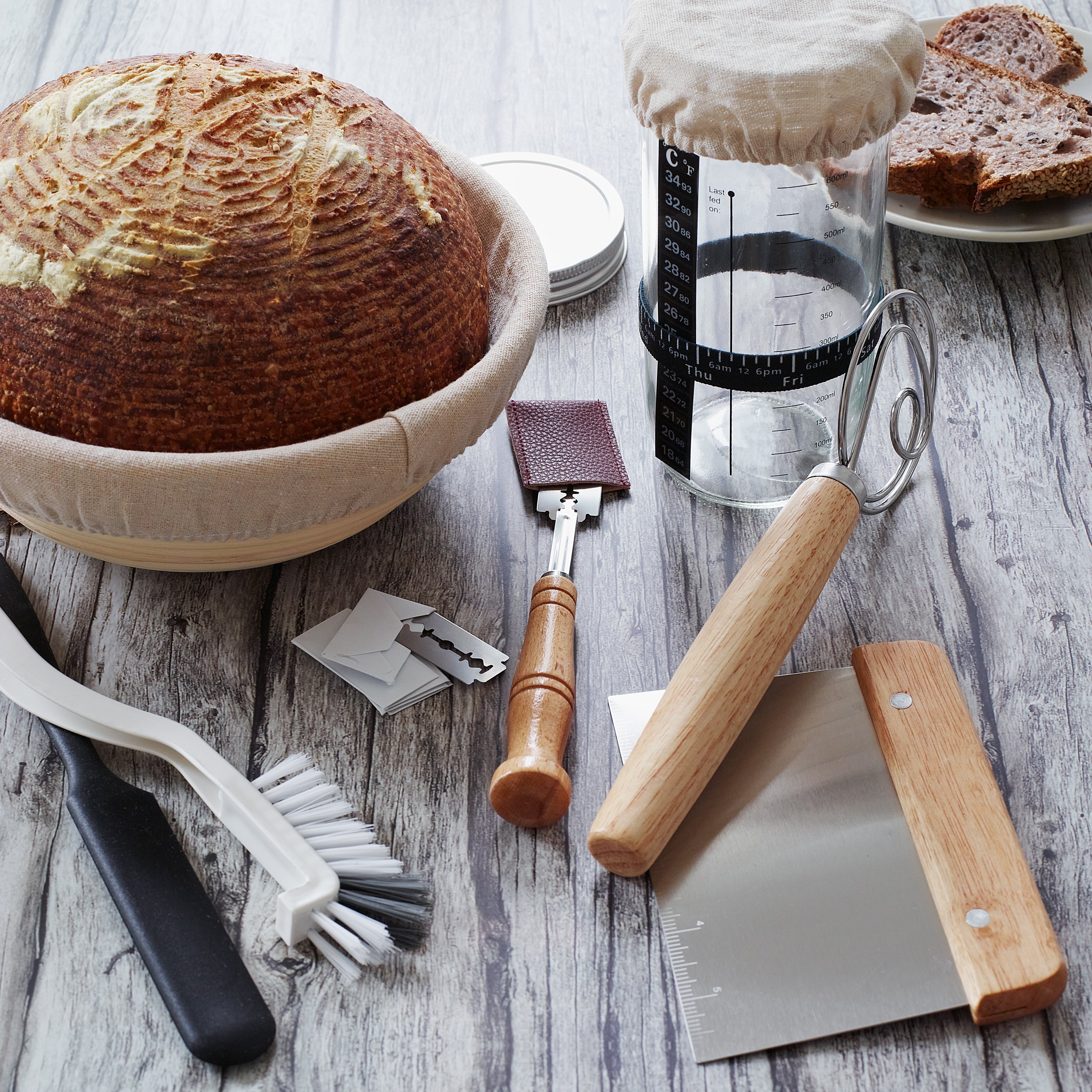 Crustoria – Sourdough Baking Set with Complete Artisan Bread Making Kit