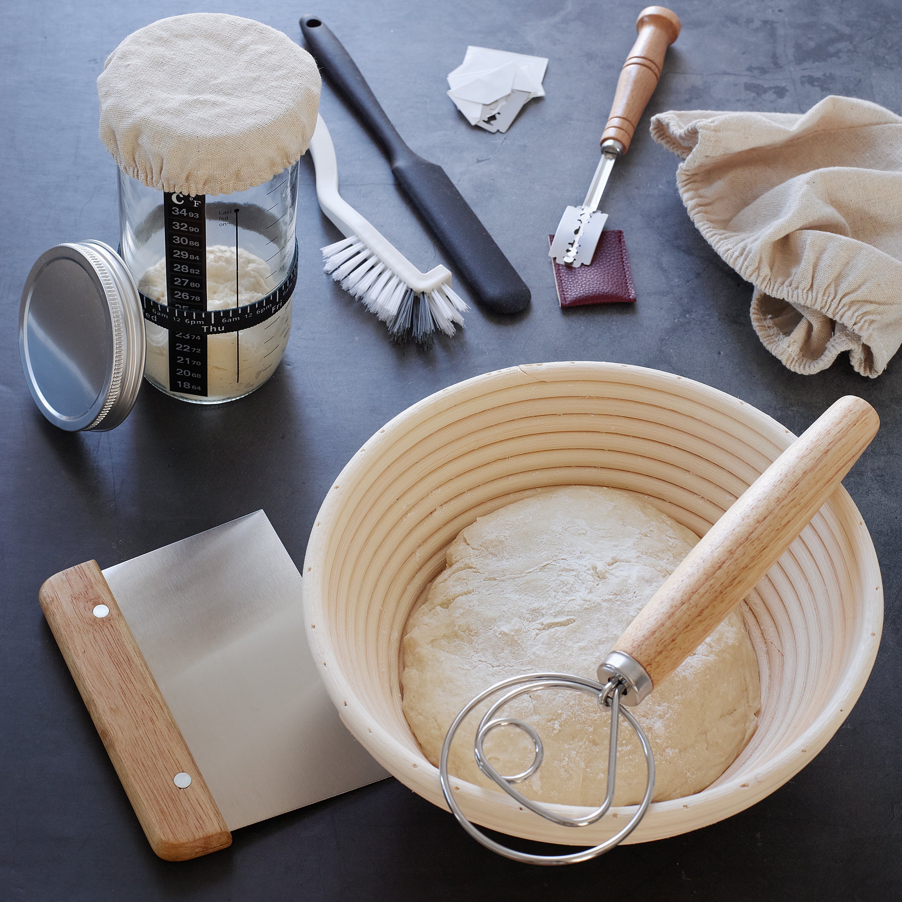Crustoria – Sourdough Baking Set with Complete Artisan Bread Making Kit