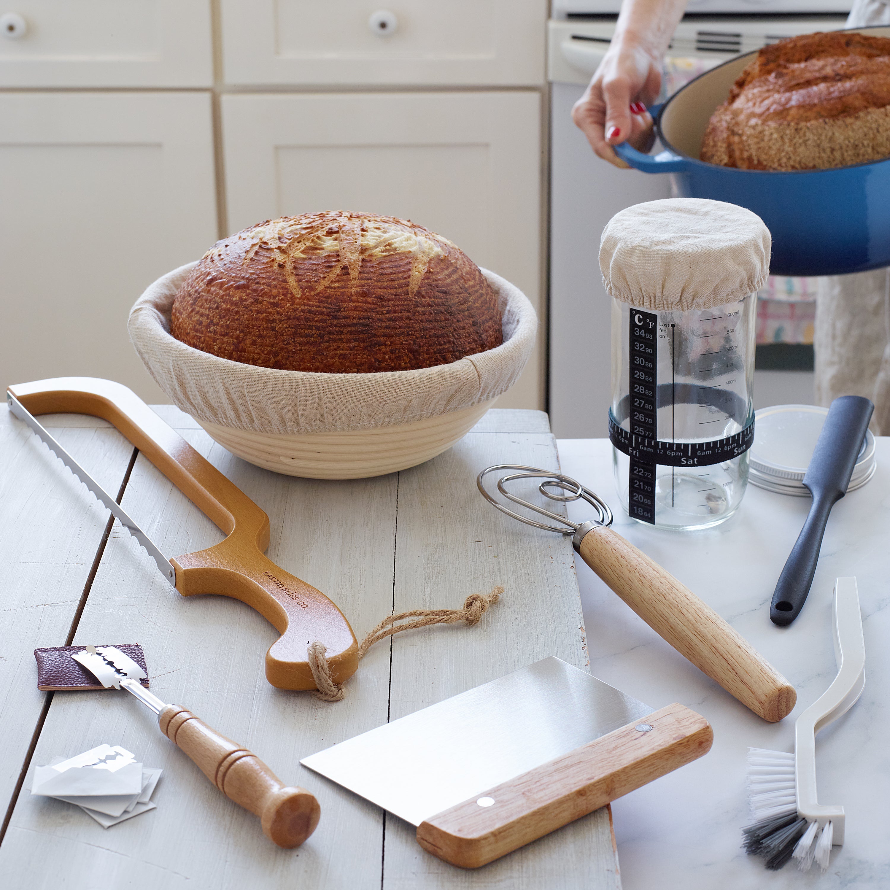 Crustoria – Sourdough Baking Set with Complete Artisan Bread Making Kit