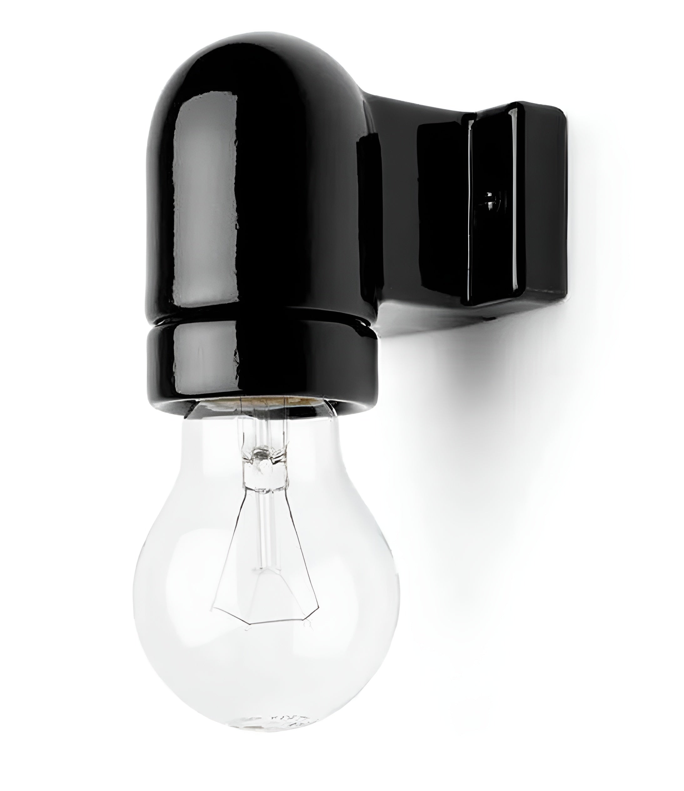 Porcela – Minimal Angled Lamp Holder 90 Degree Porcelain Design